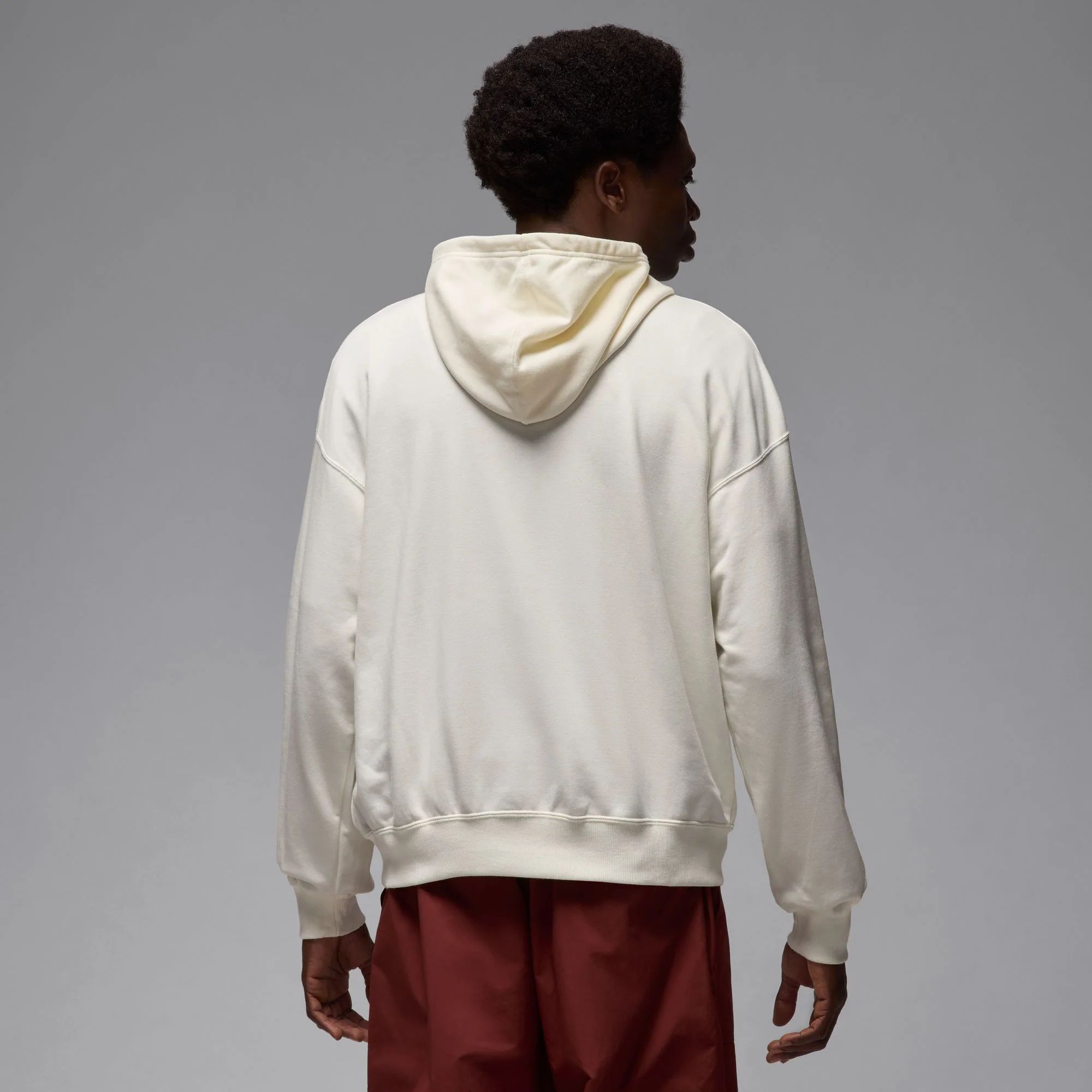 Air Jordan Mens Flight Oversized Pullover Hoodie - Image 3