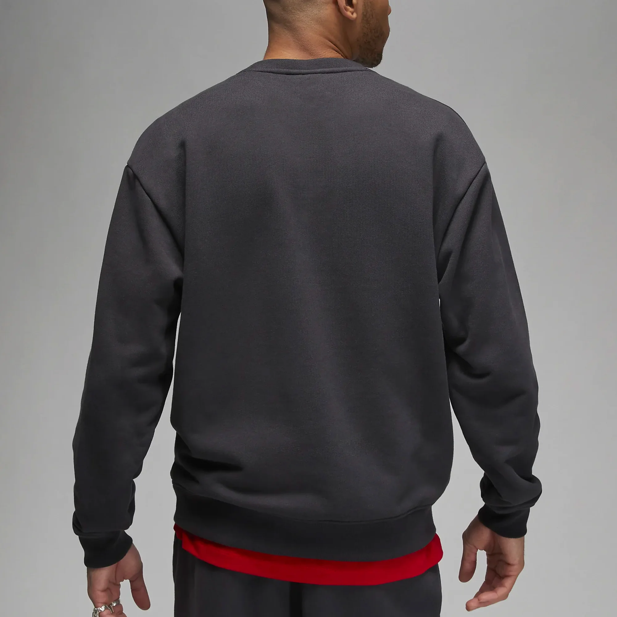Air Jordan Mens Wordmark Fleece Crewneck - Image 3