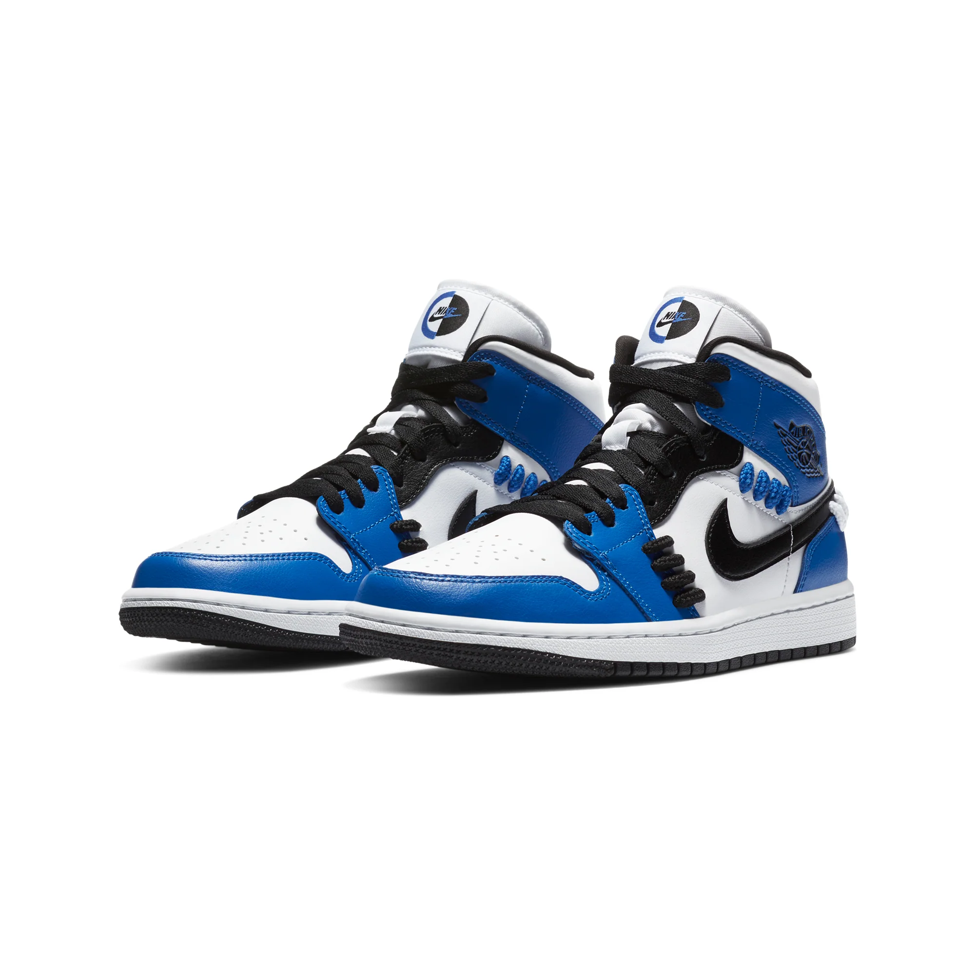 Air Jordan Womens 1 Mid SE Sisterhood Shoes - Image 2