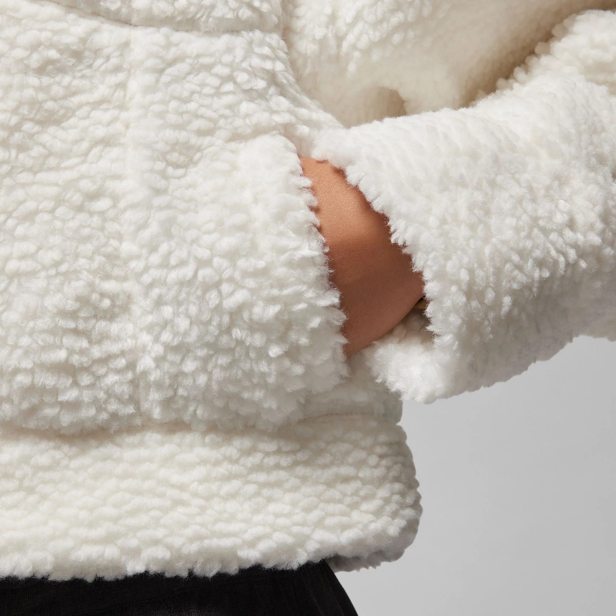 Air Jordan Womens Fleece Jacket - Image 4