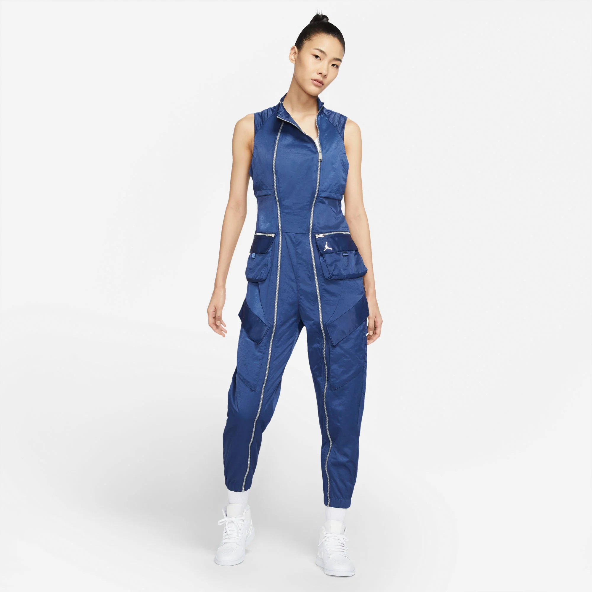 Air Jordan Womens Navy Flightsuit - Image 2