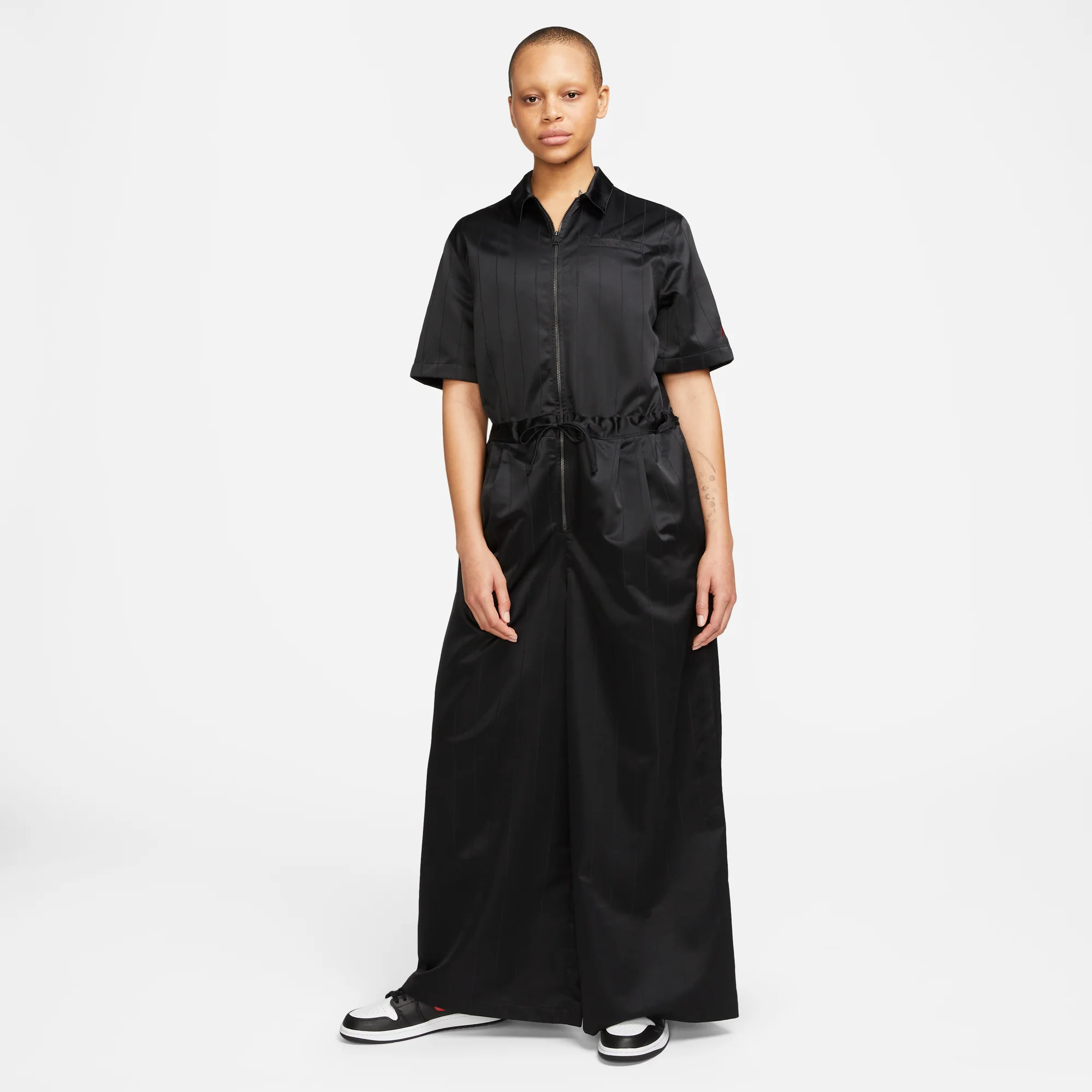 Air Jordan Womens (Her)itage Flight Suit 'Black' - Image 3
