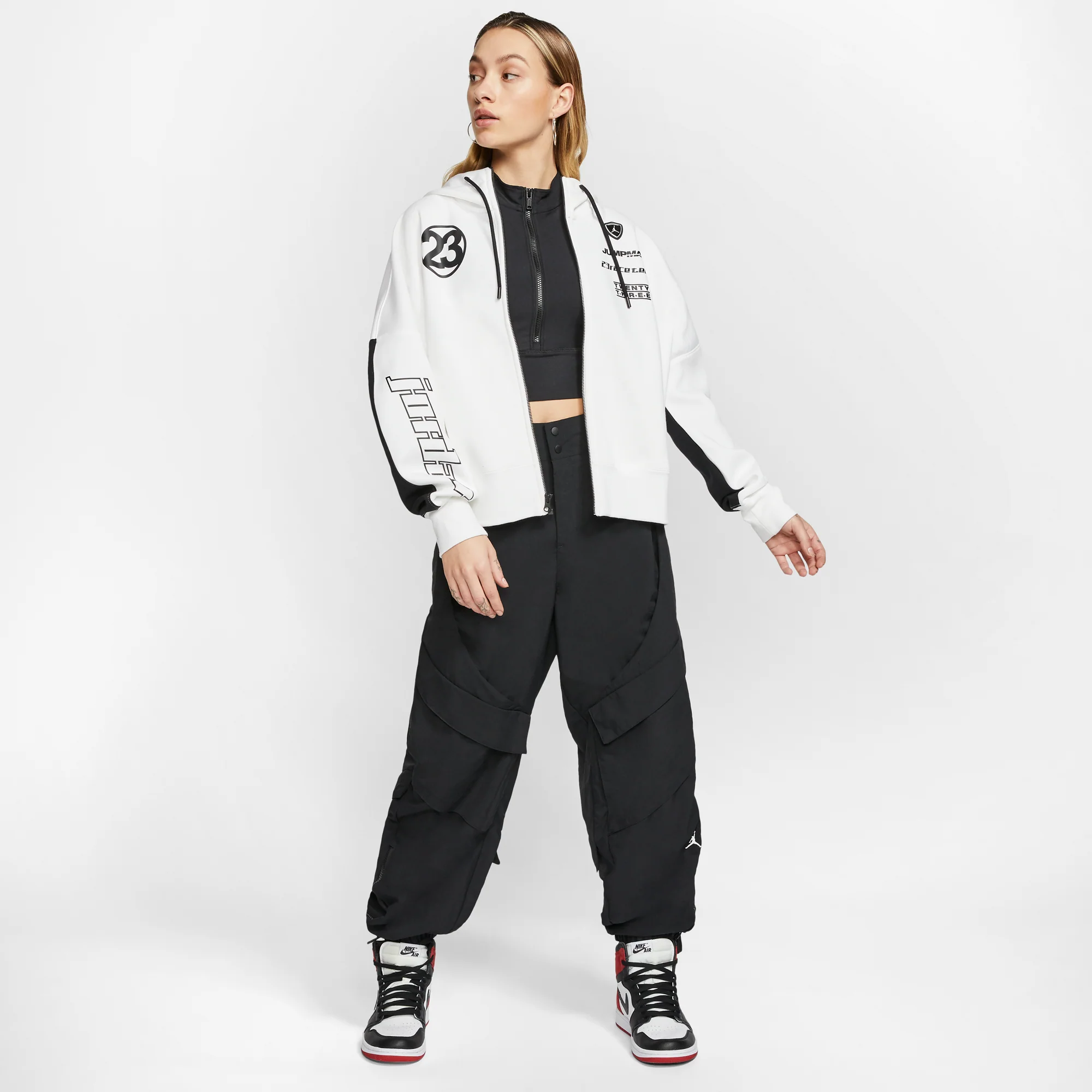 Air Jordan Womens Lightweight Fleece Top - Image 6