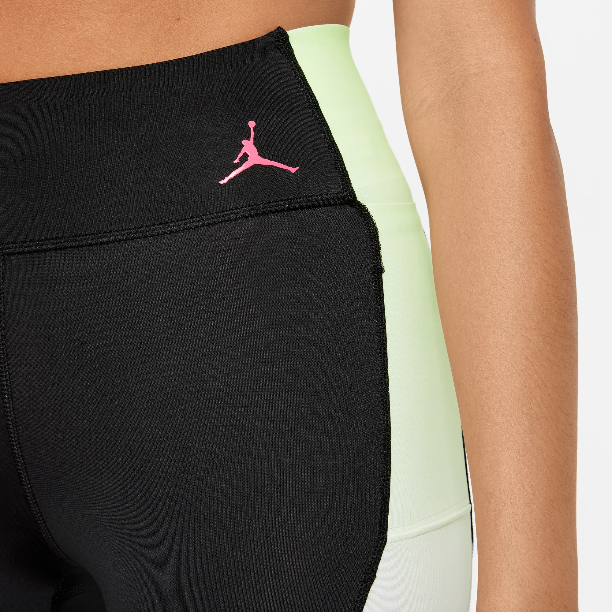 Air Jordan Womens Heatwave Bike Shorts 'Lt Arctic Pink' - Image 3