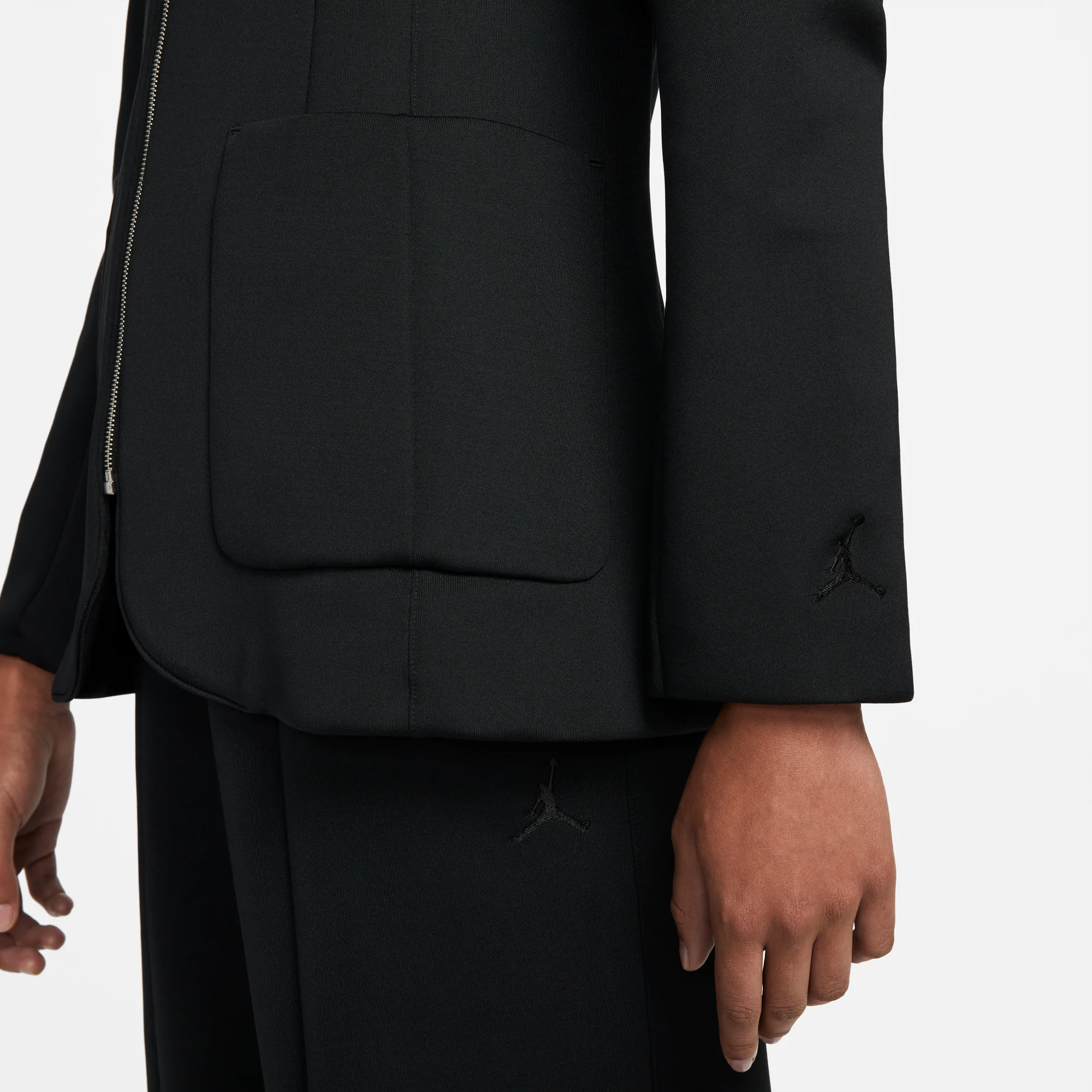 Air Jordan Womens Suit Jacket 'Black' - Image 3