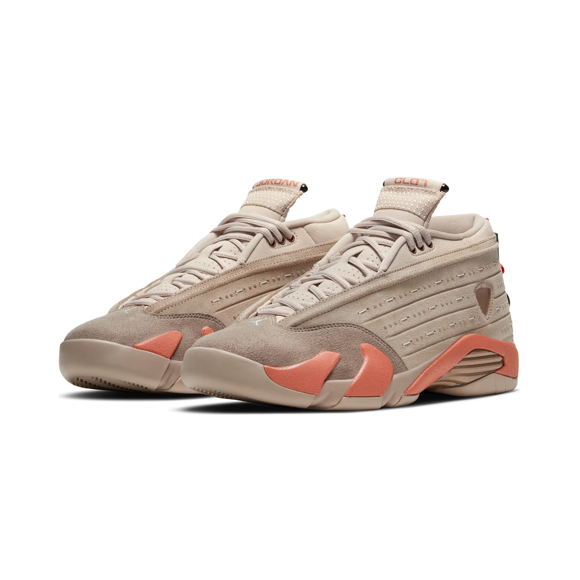 Air Jordan x CLOT Mens 14 Low SP Shoes - Image 2