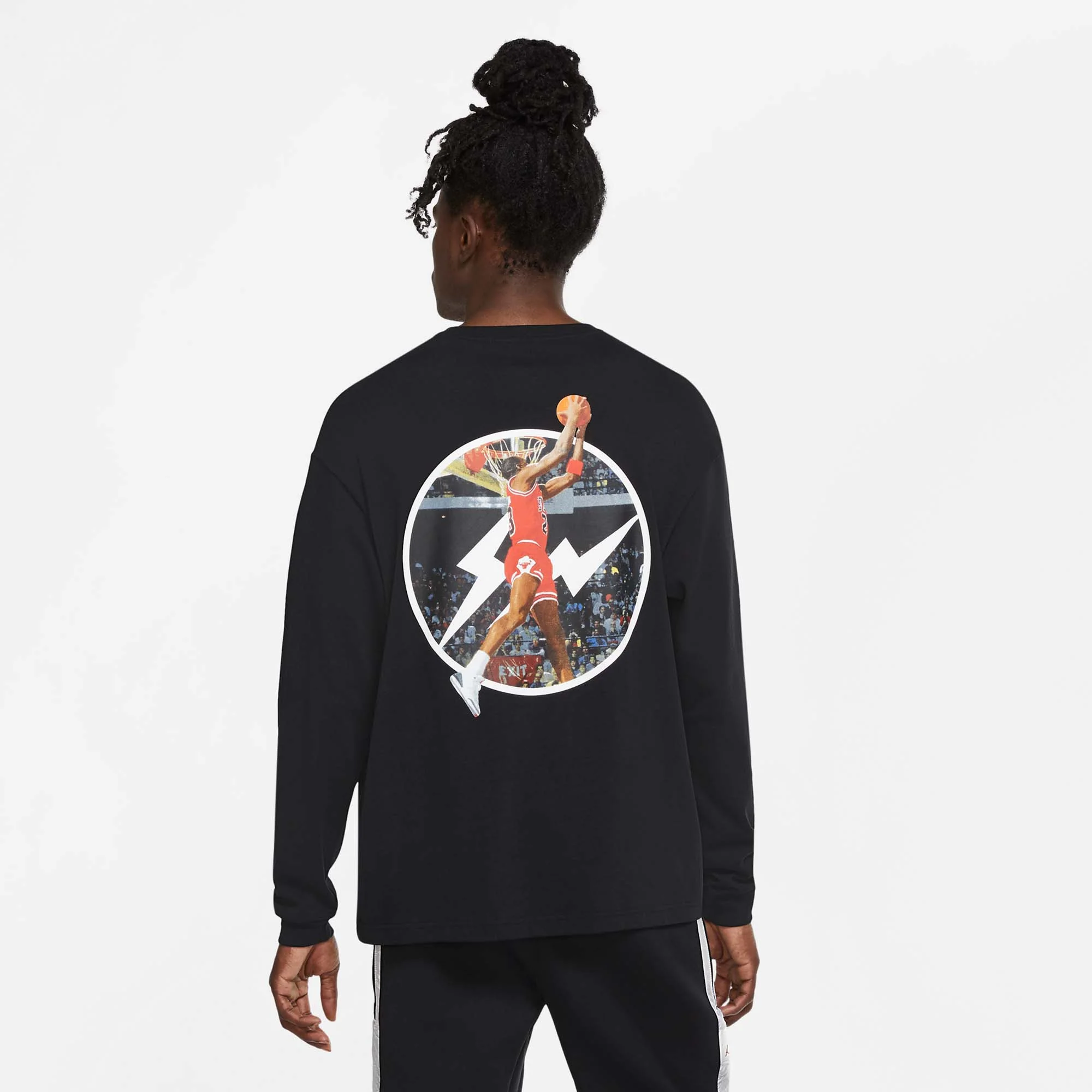 Air Jordan x Fragment Mens Long-Sleeve Tee - Image 2
