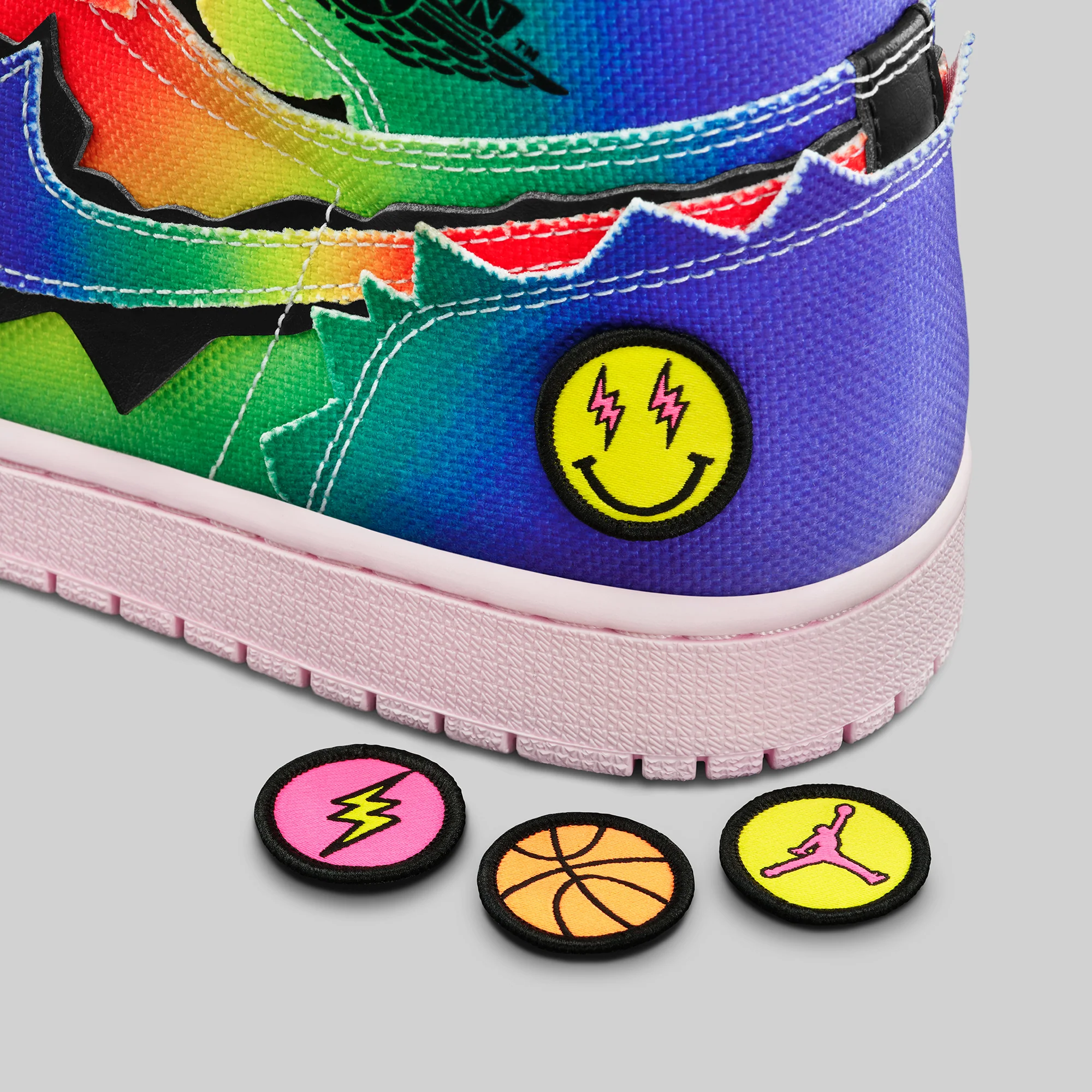 Air Jordan x J Balvin Mens 1 Retro High Shoes - Image 4