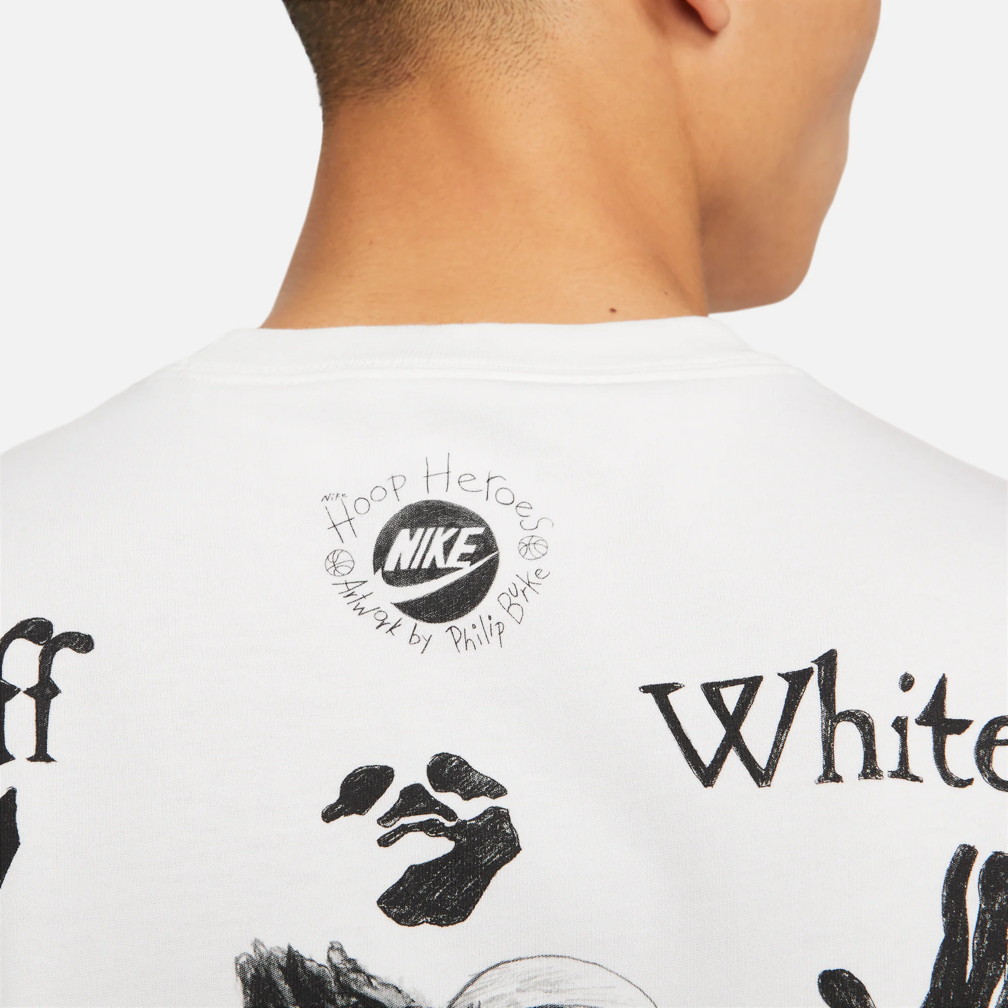 Air Jordan x Off White Mens 'White' T-Shirt - Image 5