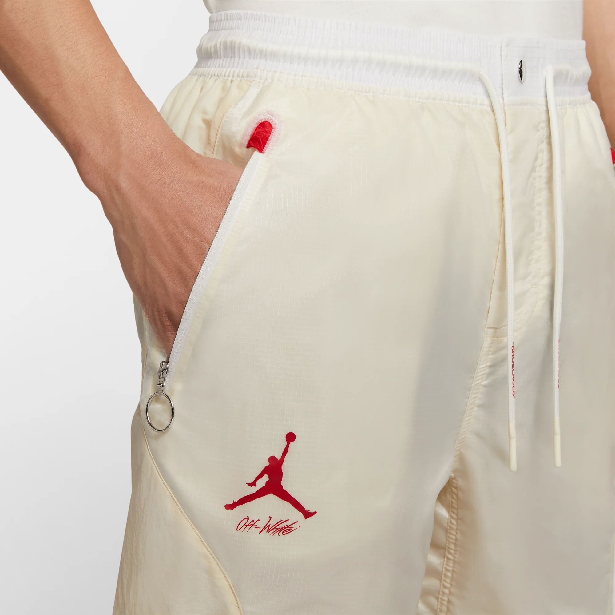 Air Jordan x Off White 'Sail' Pants - Image 4