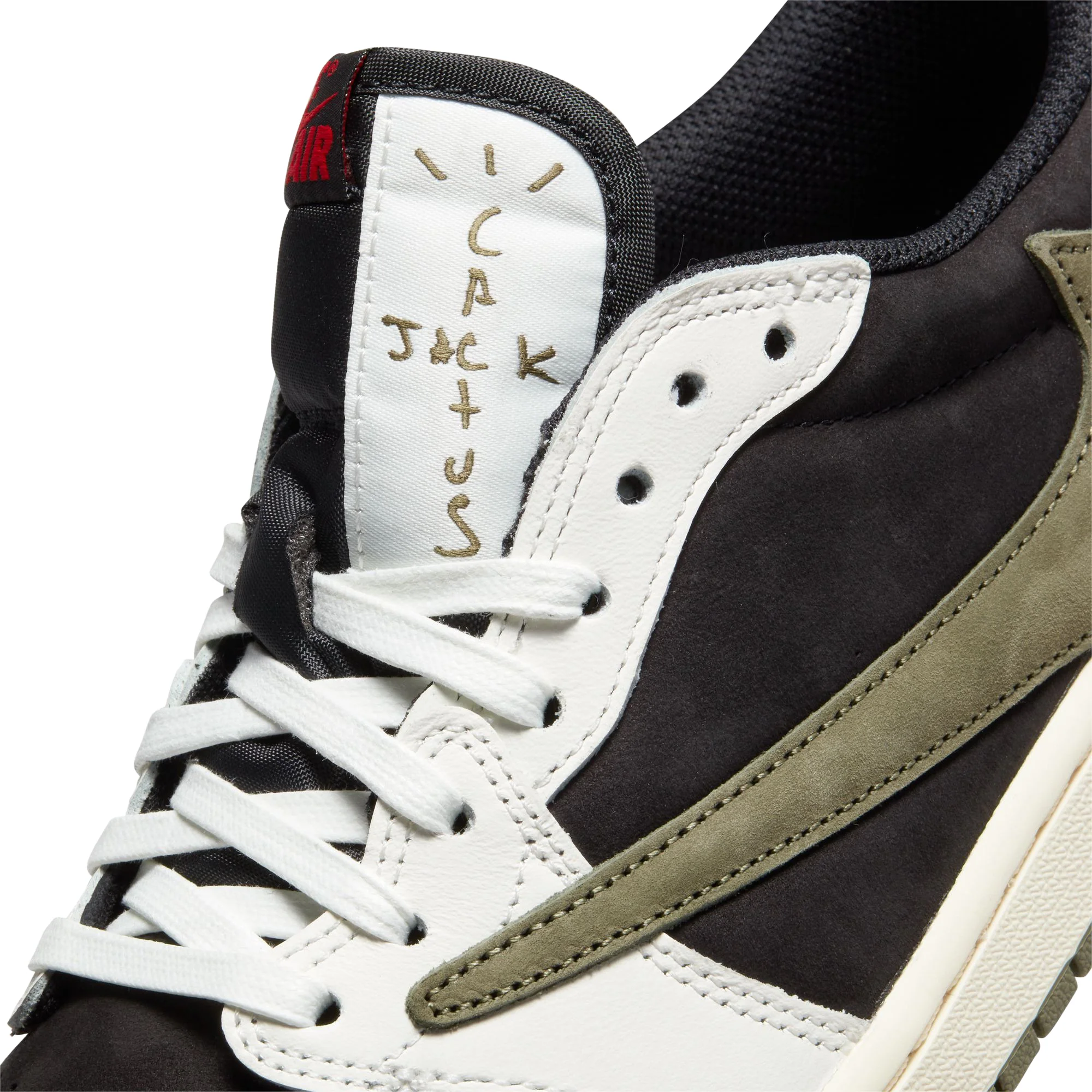 Air Jordan x Travis Scott Womens 1 Low Shoes - Image 4