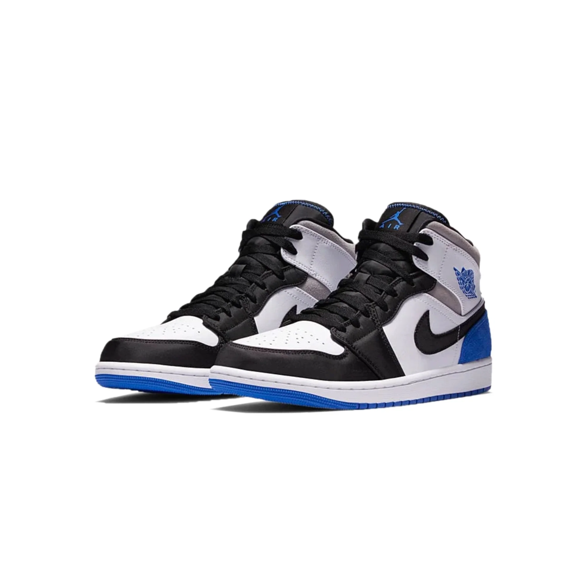Air Jordan Youth Jordan 1 Mid SE 'Royal White' Shoe - Image 2