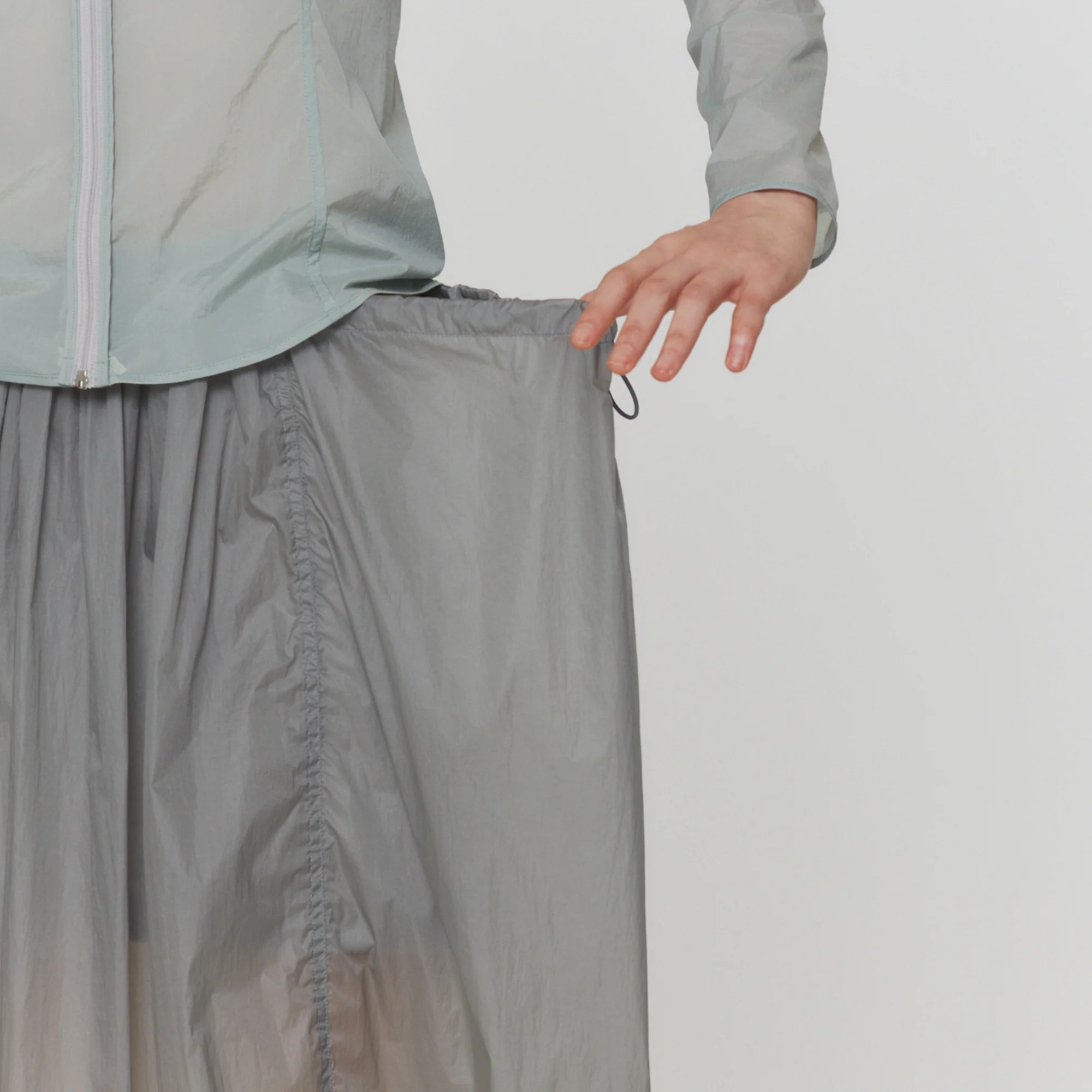 Amomento Womens Layered Shirring Skirt - Image 4