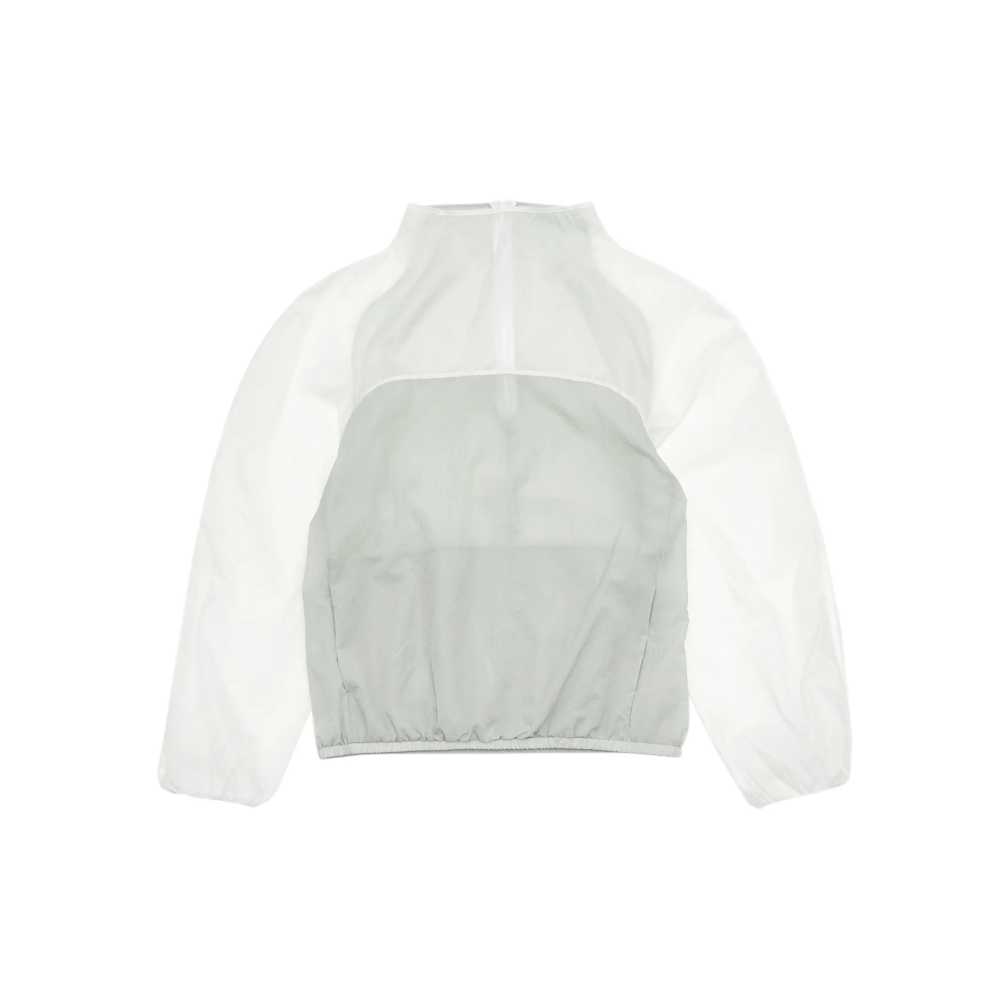 Amomento Womens Sheer Nylon Two-Way Top Jacket