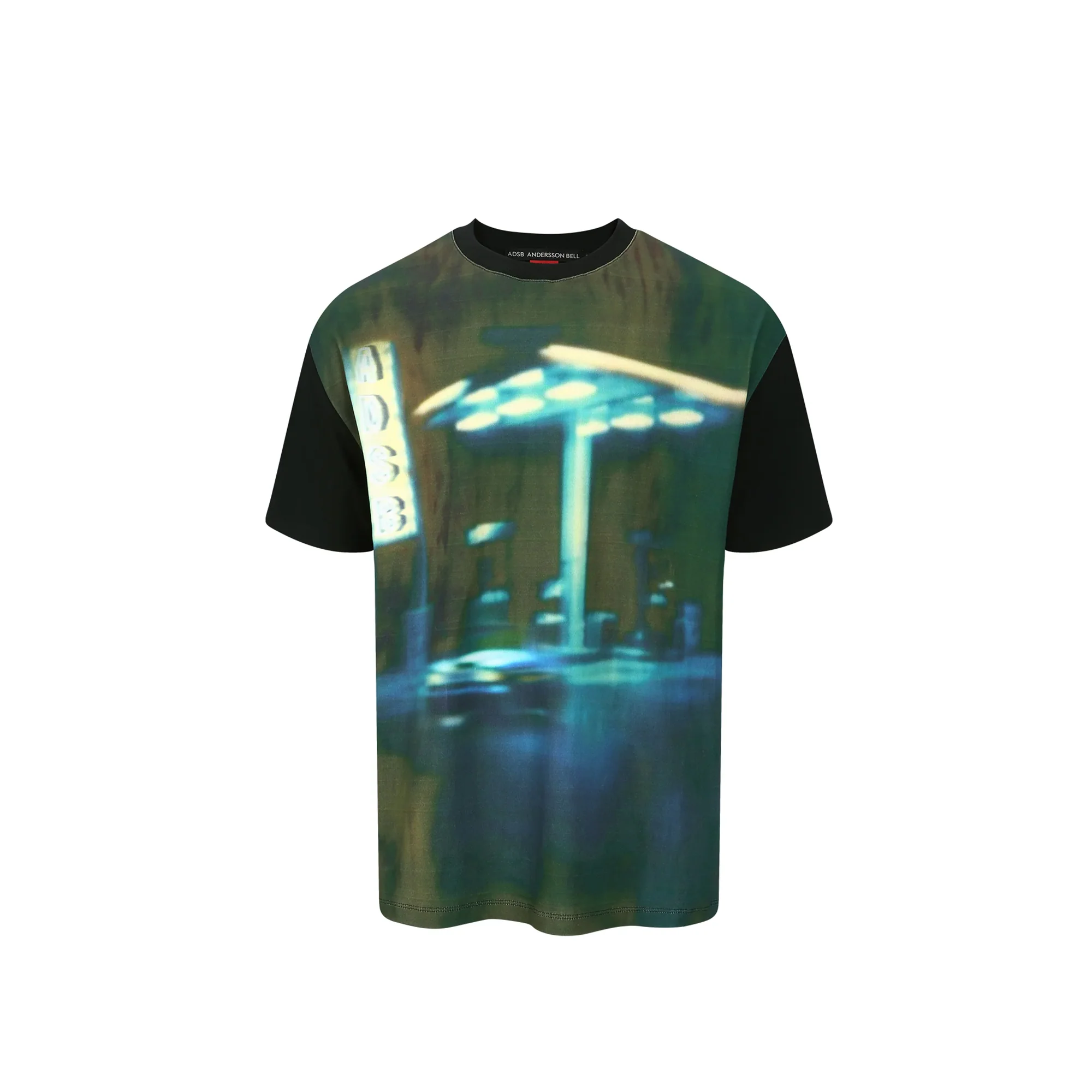 Andersson Bell Mens Gas Station Logo Tee