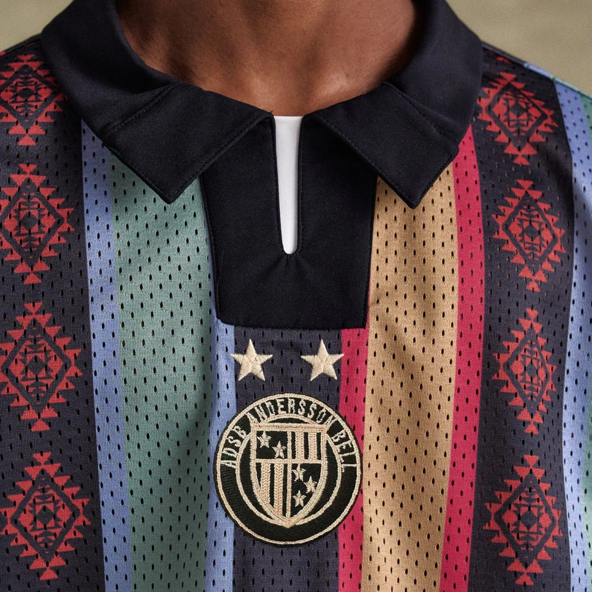 Andersson Bell Mens Navajo Stripe Jersey Top - Image 4