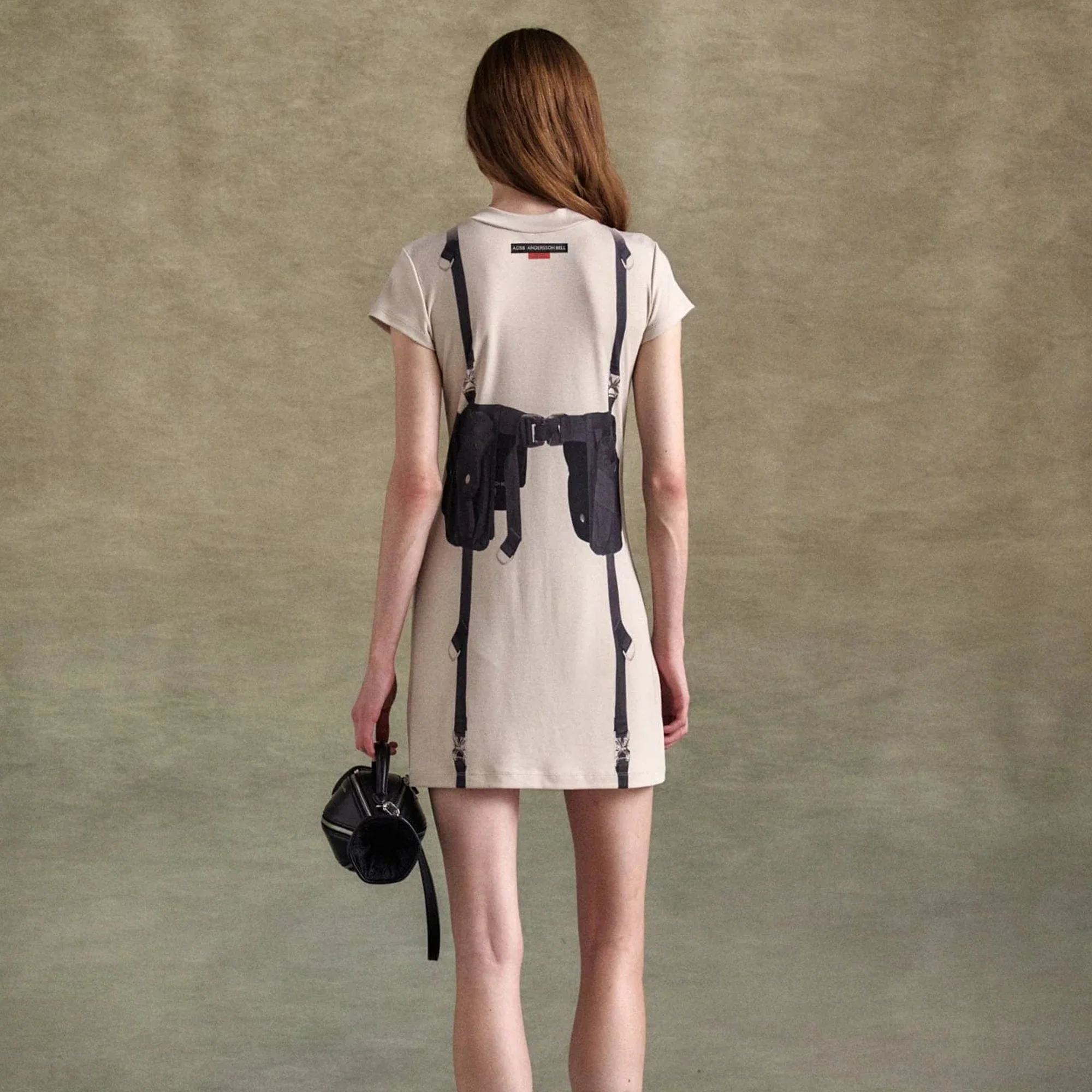 Andersson Bell Womens Utillity Vest Trompe L'oeil Dress - Image 3