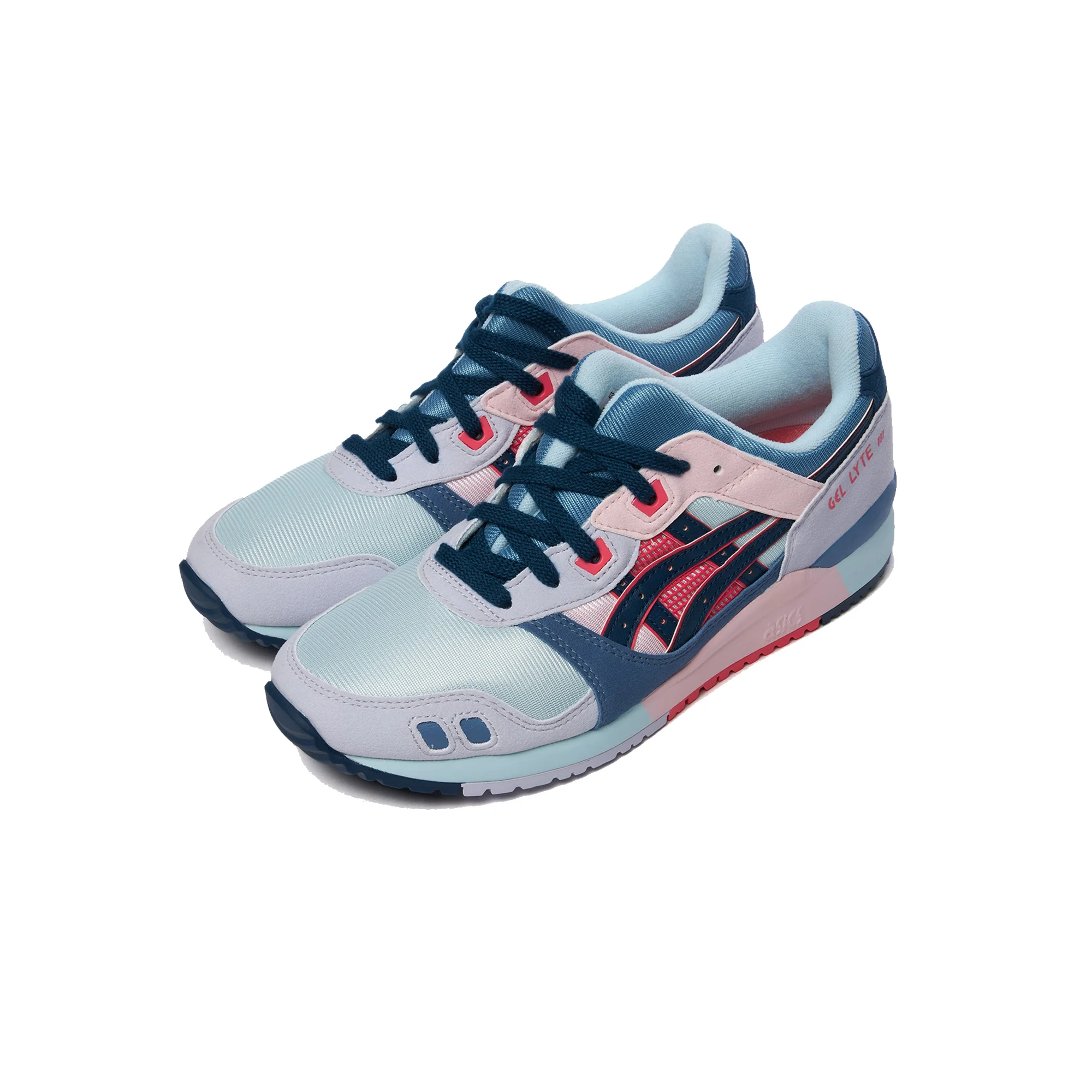 Asics Mens Gel-Lyte III OG Shoes 'Aqua Angel/Mako Blu' - Image 2