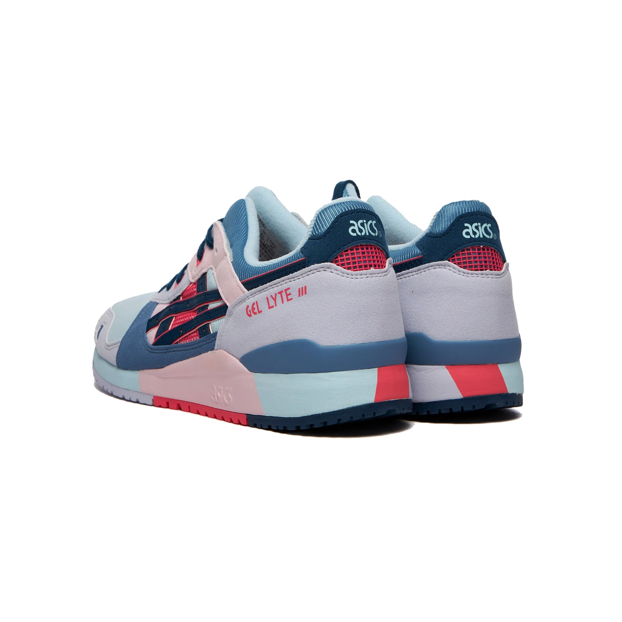 Asics Mens Gel-Lyte III OG Shoes 'Aqua Angel/Mako Blu' - Image 3