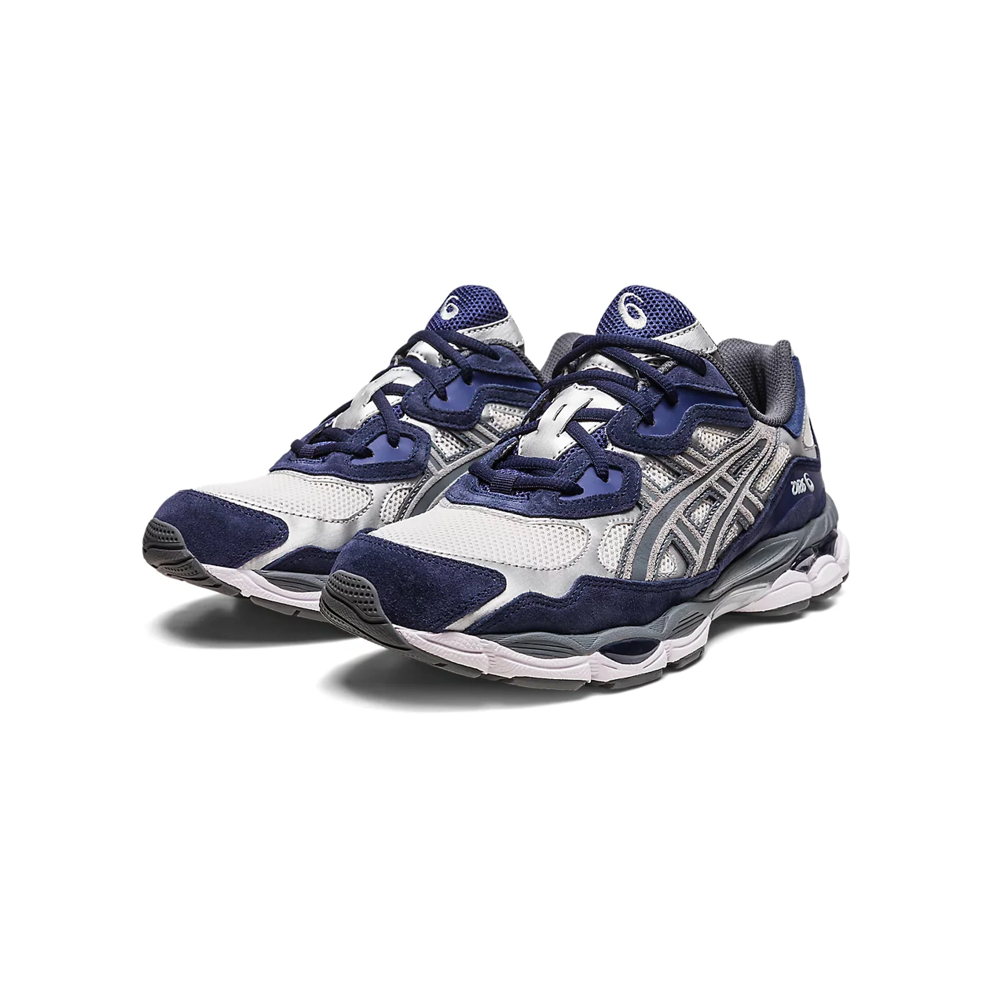 Asics Mens Gel-NYC Shoes 'Cream/Steel' - Image 2