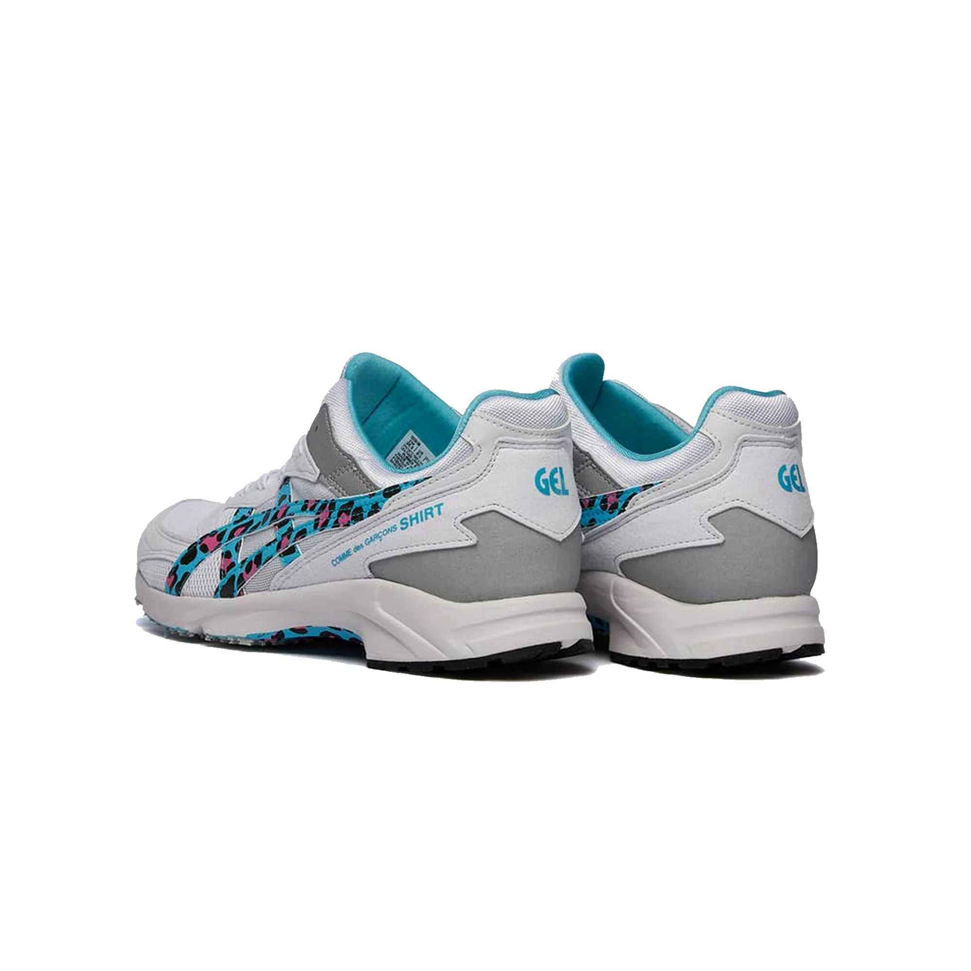 Asics x CDG Shirt Mens Tarther SC Shoes 'White/Aquarium' - Image 3
