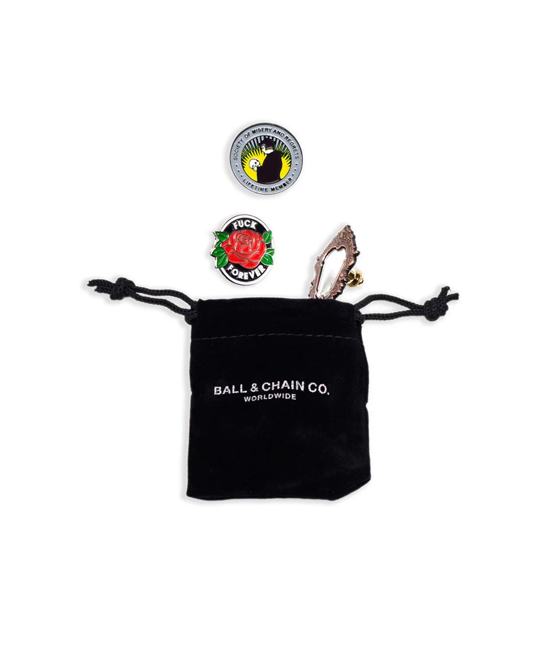 Ball & Chain - Good Luck Pin - Image 2