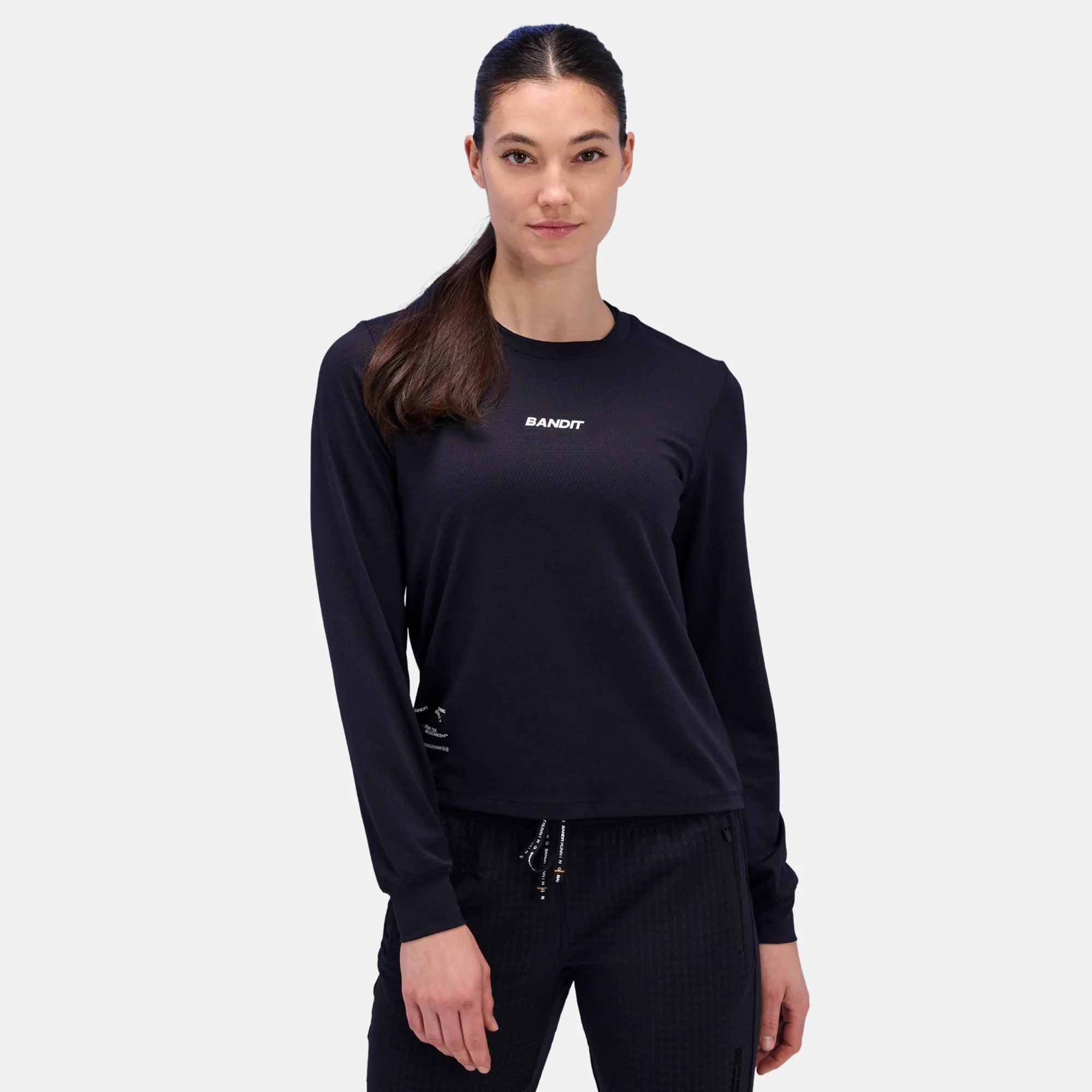 Bandit Running Womens Micromesh Longsleeve Tee - Image 2