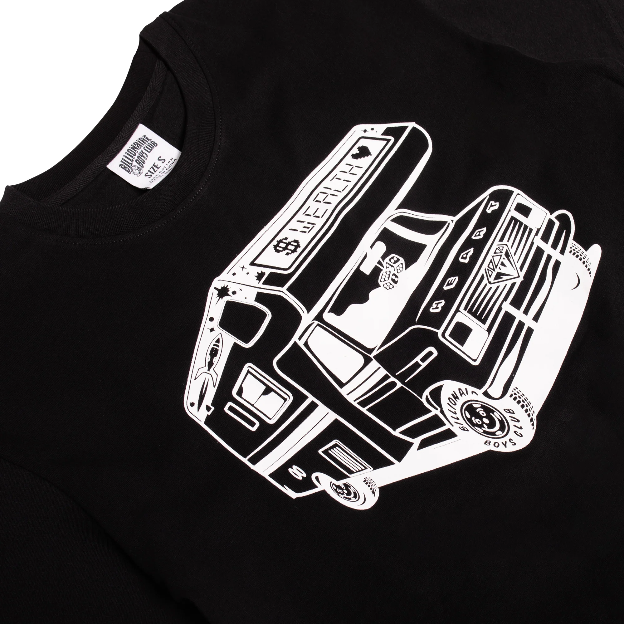 Billionaire Boys Club Mens Camper SS Tee 'Black' - Image 3