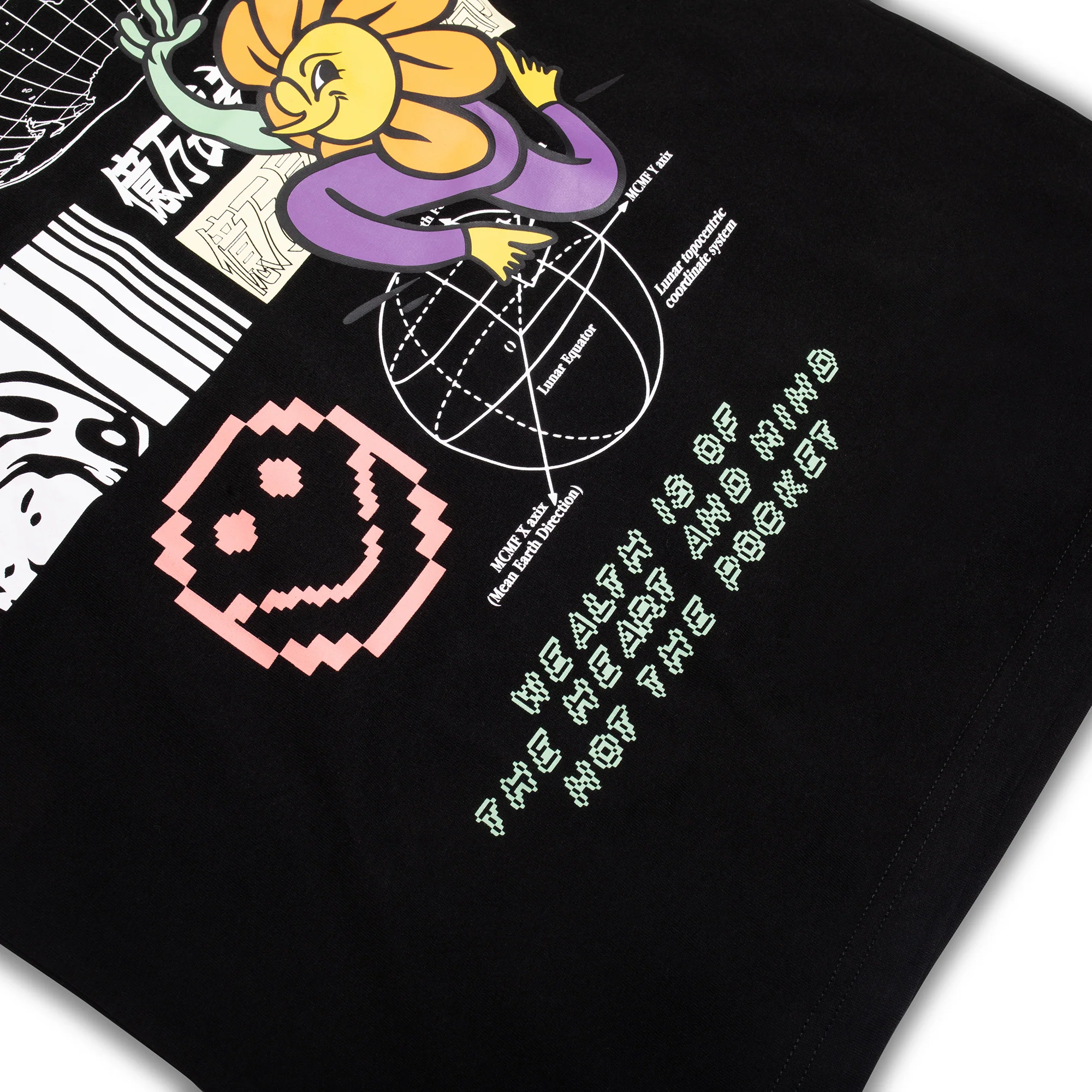 Billionaire Boys Club Mens Flora SS Tee 'Black' - Image 2