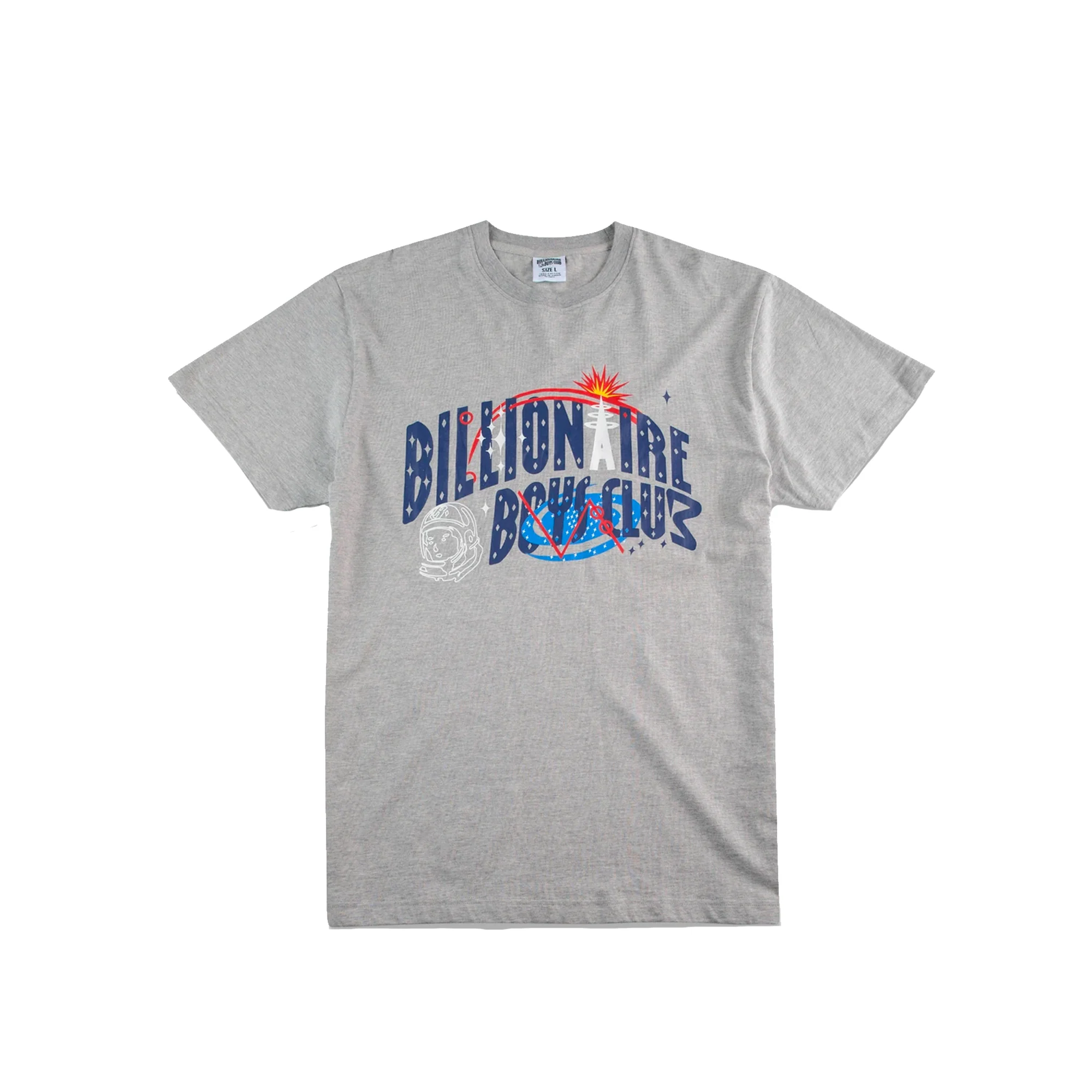 Billionaire Boys Club Mens Future Arch SS Tee 'Heather Grey'