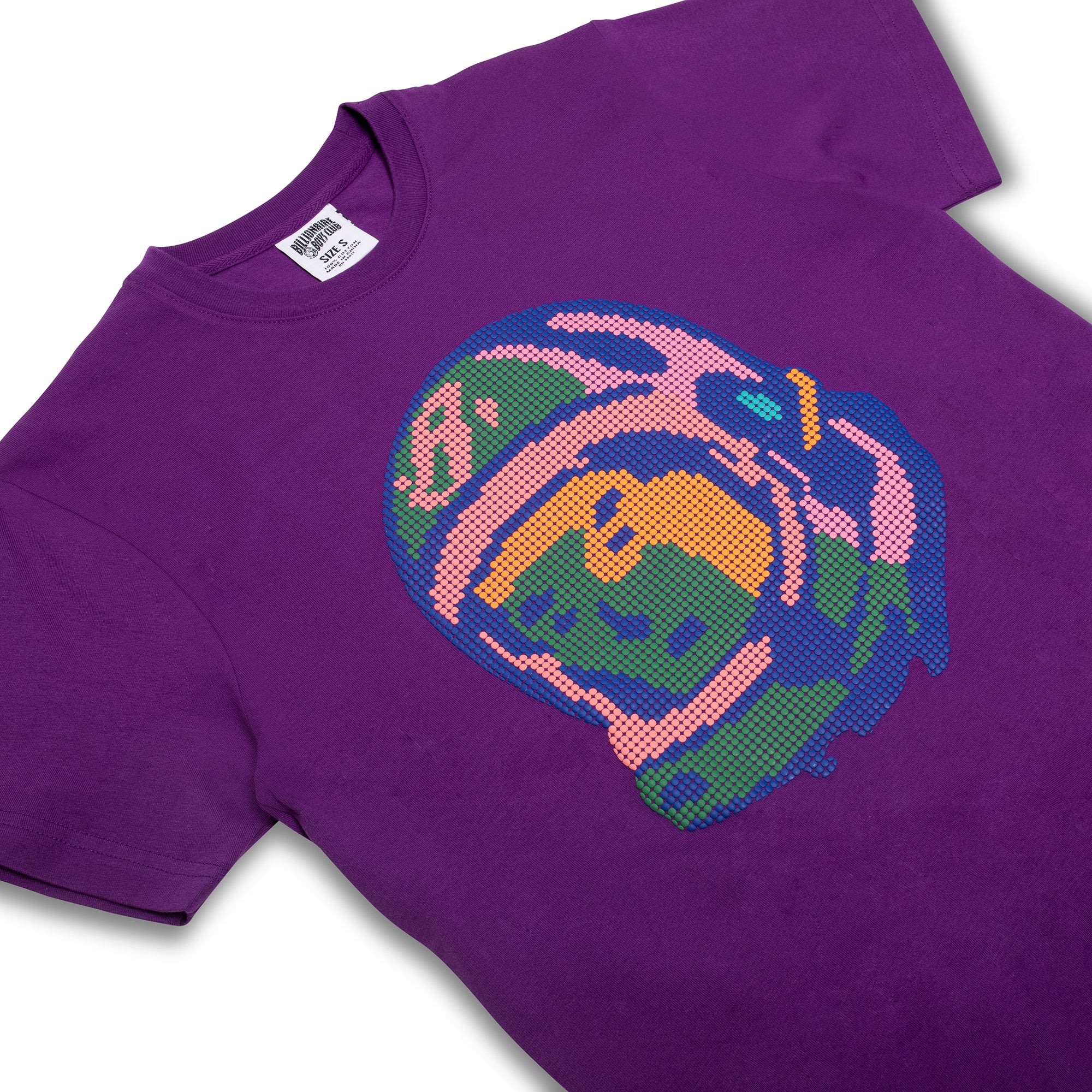 Billionaire Boys Club Mens Sprectrum SS Tee 'Amaranth Purple' - Image 2