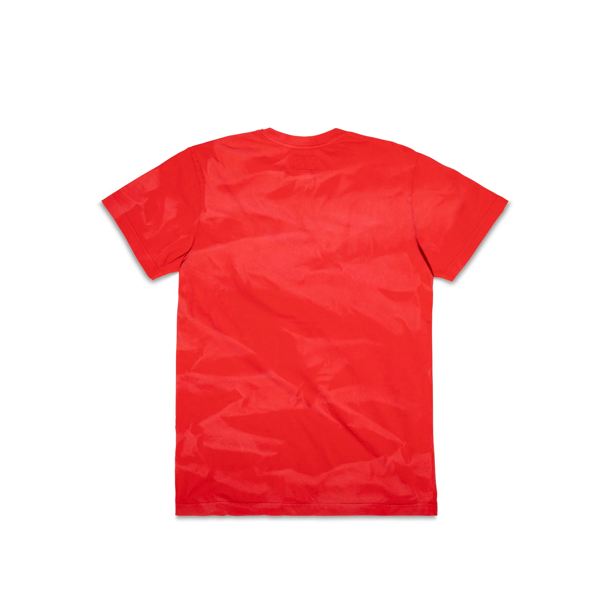 Billionaire Boys Club Mens Washed Helmet SS Knit Tee 'Tango Red' - Image 2