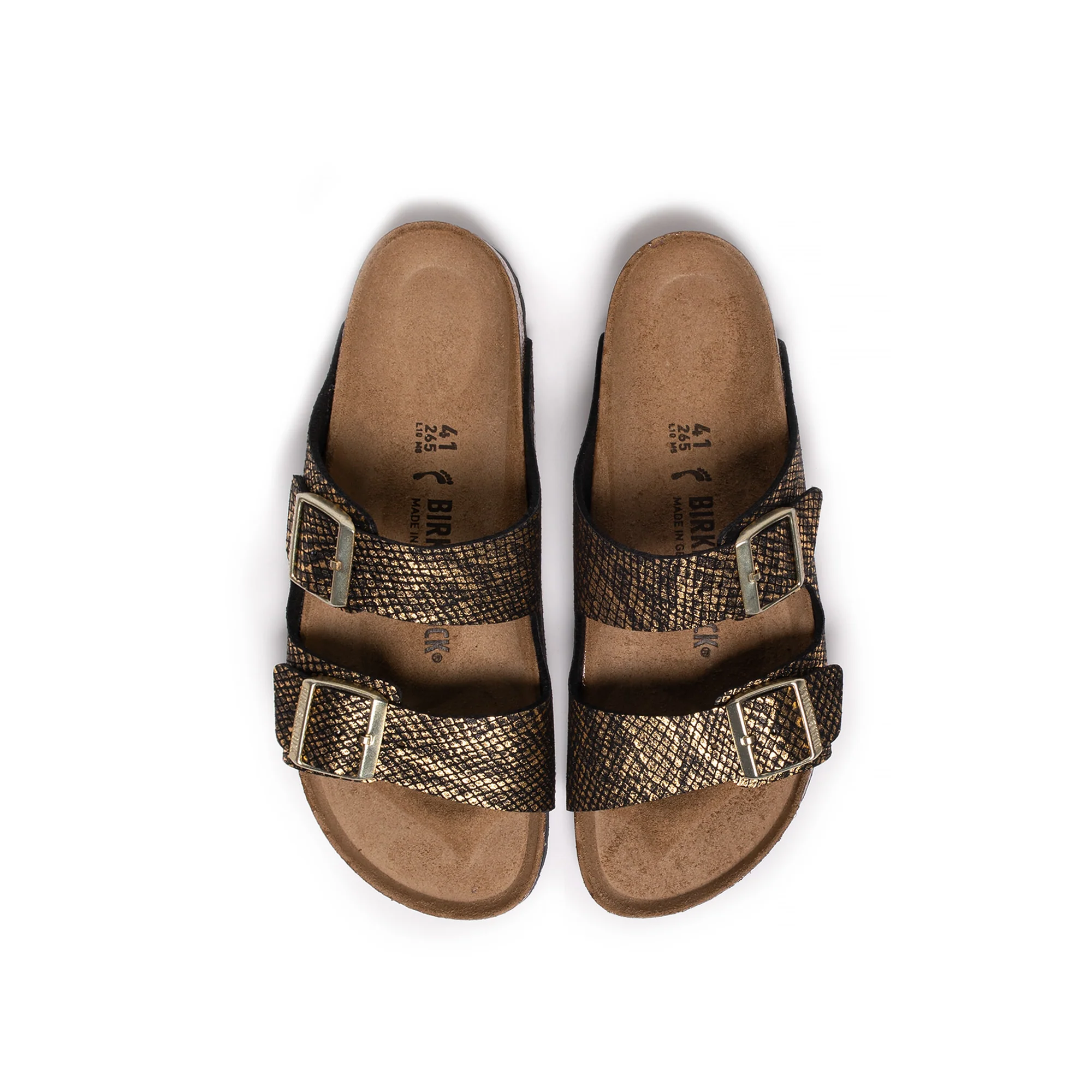 Birkenstock Womens Arizona BS 'Python Black' - Image 2