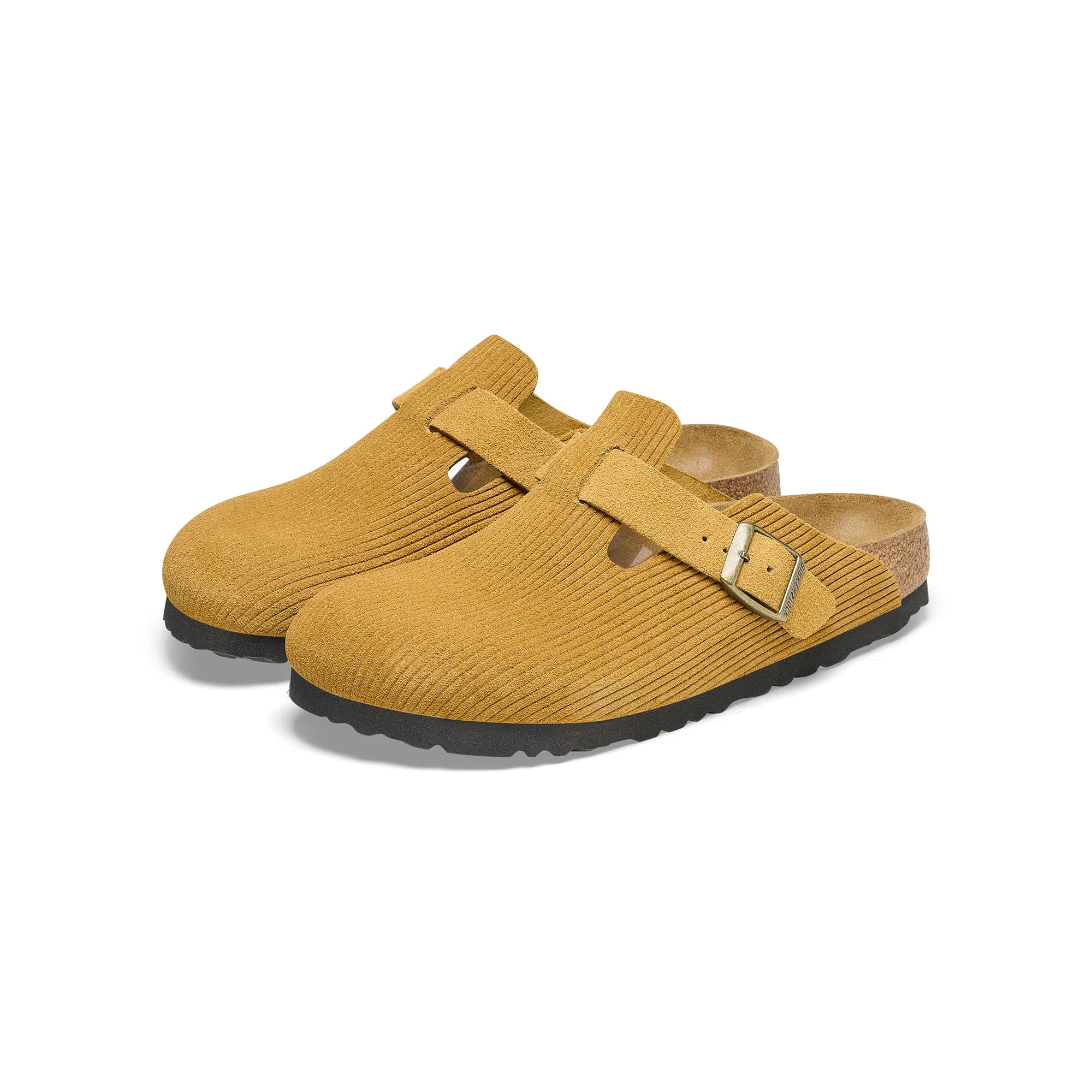 Birkenstock Boston Suede Embossed Shoes - Image 2