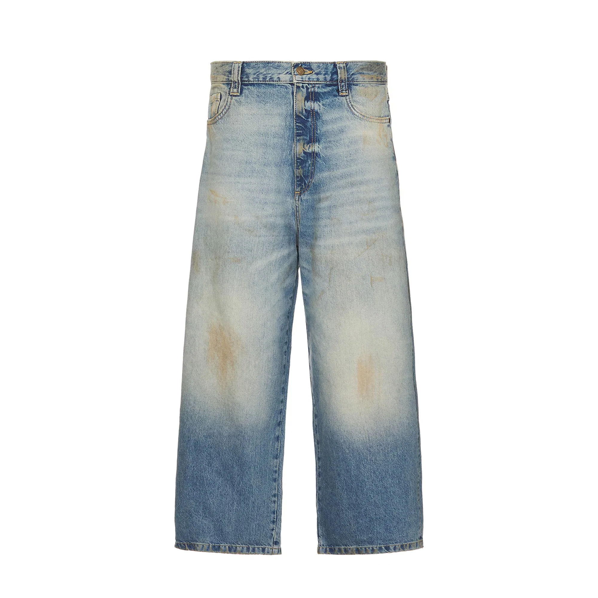 Boiler Room Mens Printed 5 Pocket Jeans