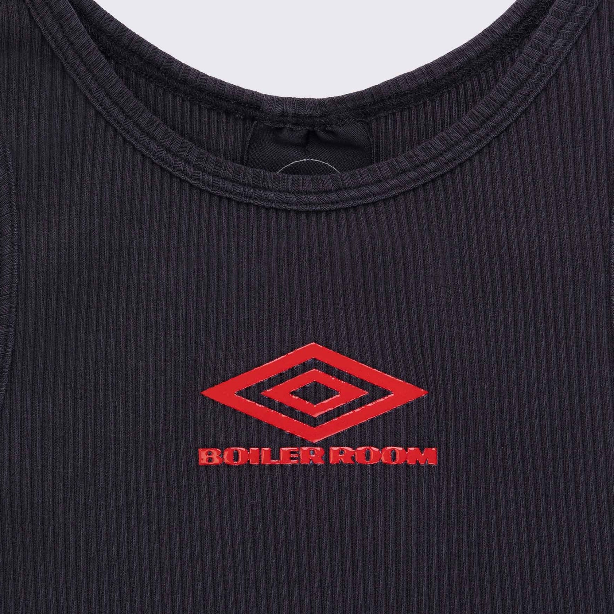 Boiler Room x Umbro Womens Ribbed Vest Top - Image 2