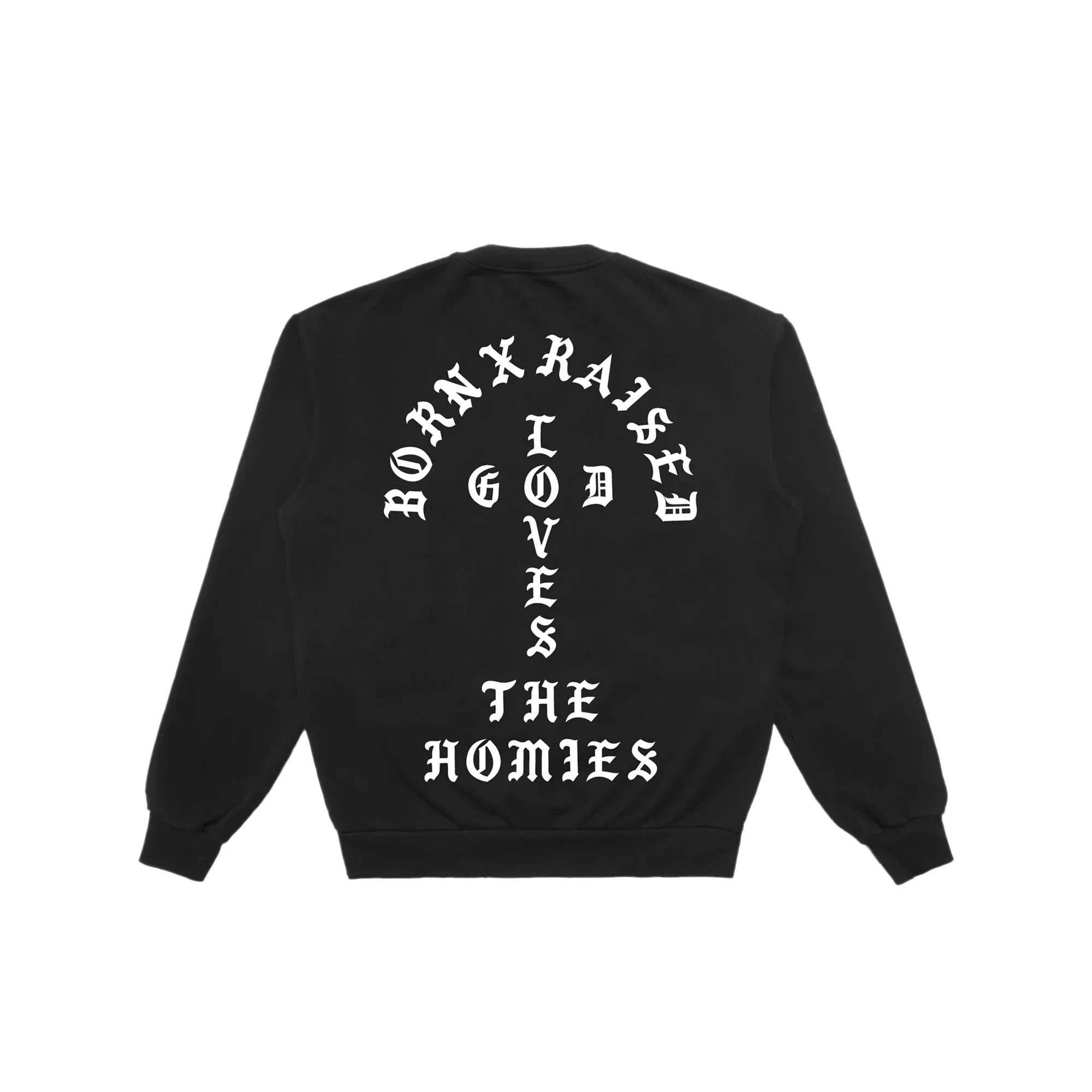 Born X Raised Mens Unconditional Love Crewneck - Image 2