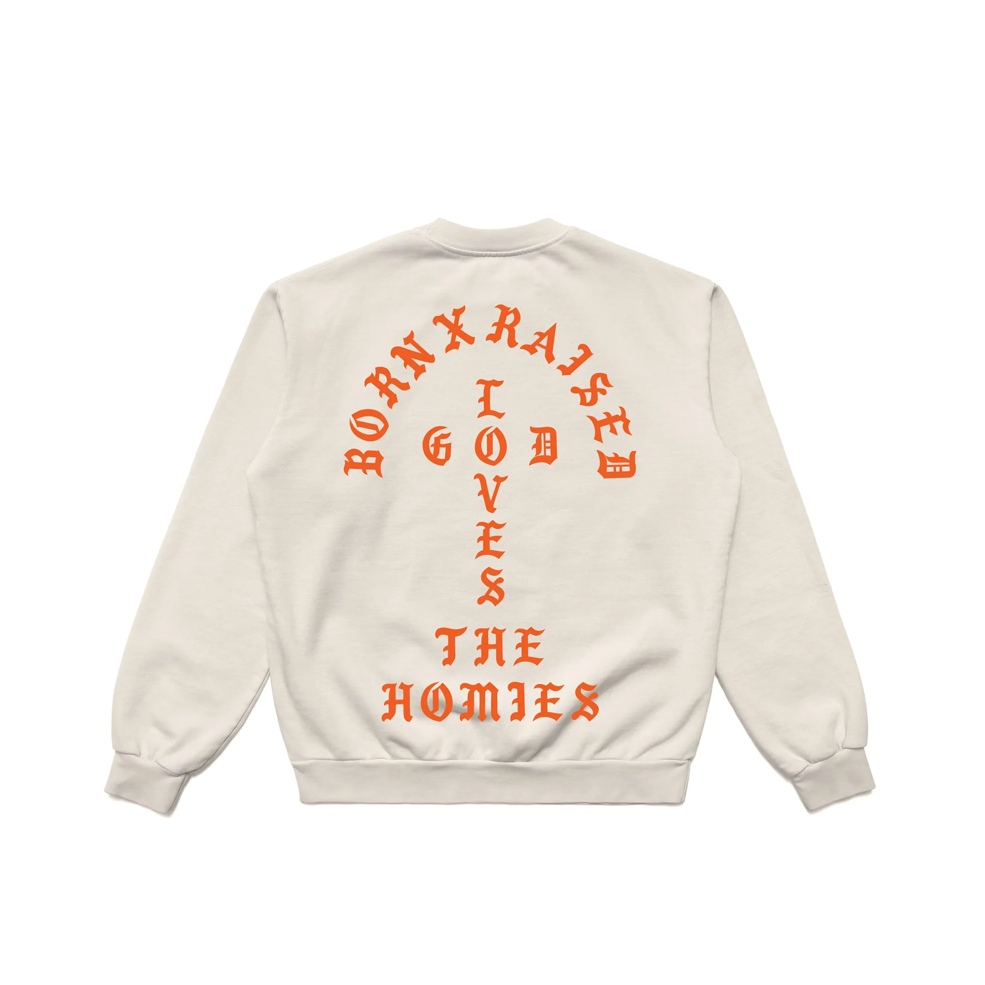 Born X Raised Mens Unconditional Love Crewneck - Image 2