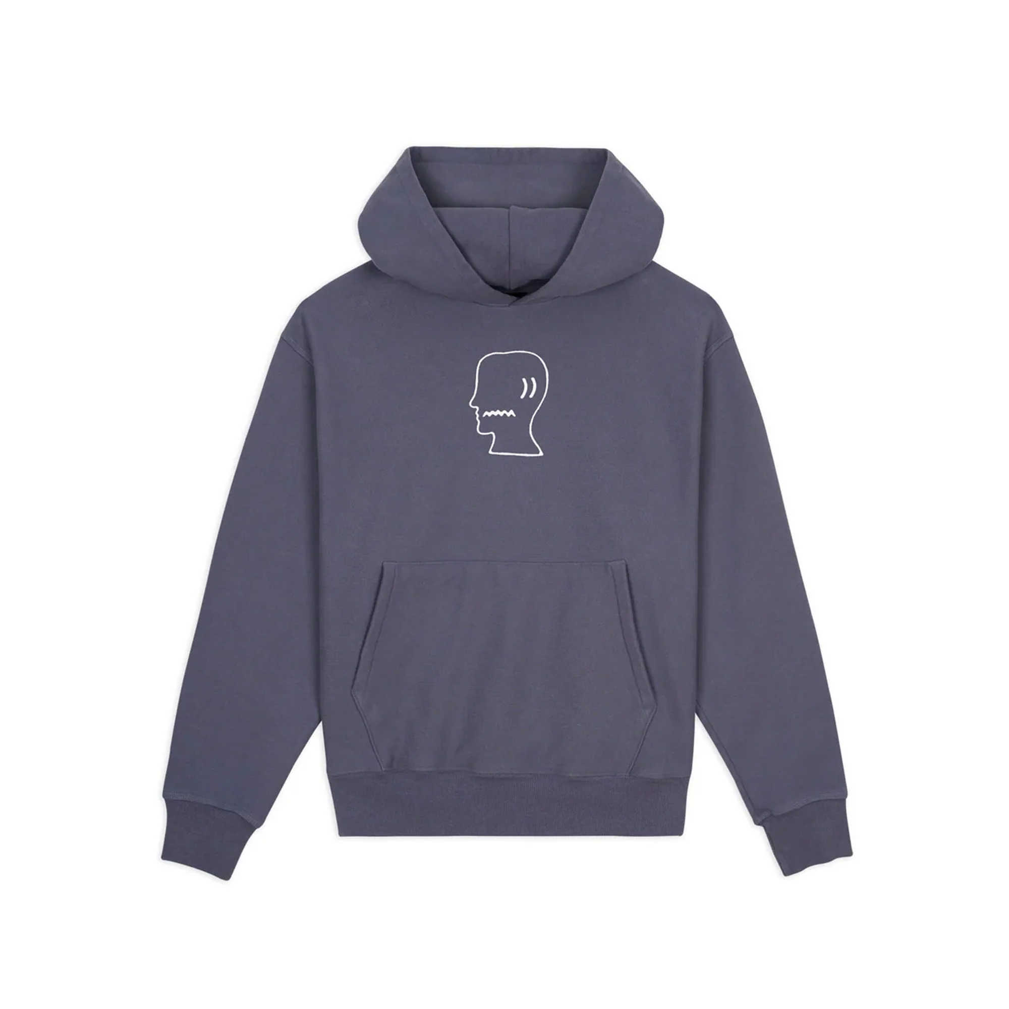 Brain Dead Mens Logo Head Hoodie