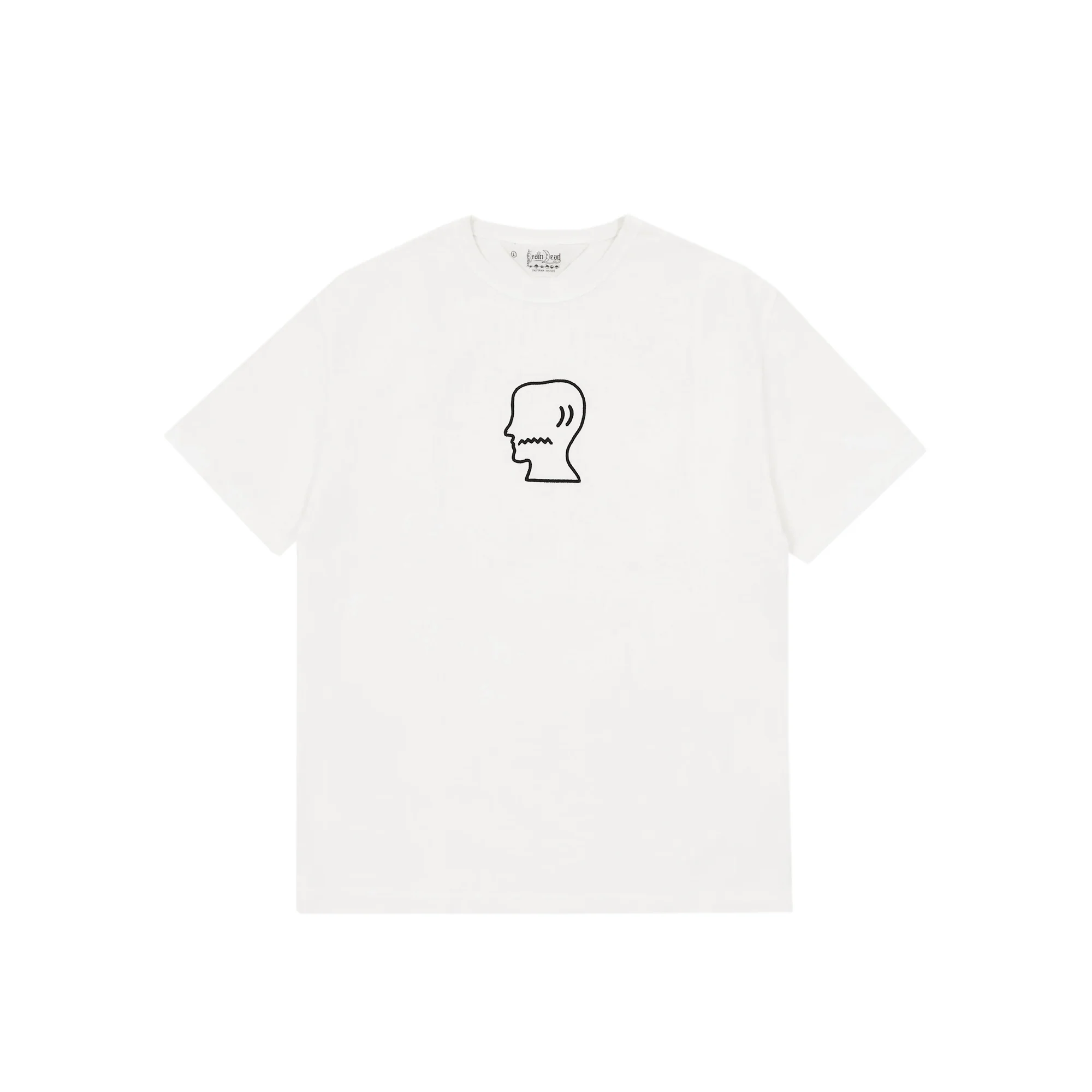 Brain Dead Mens Heavyweight 3D Embroidery Logohead Tee