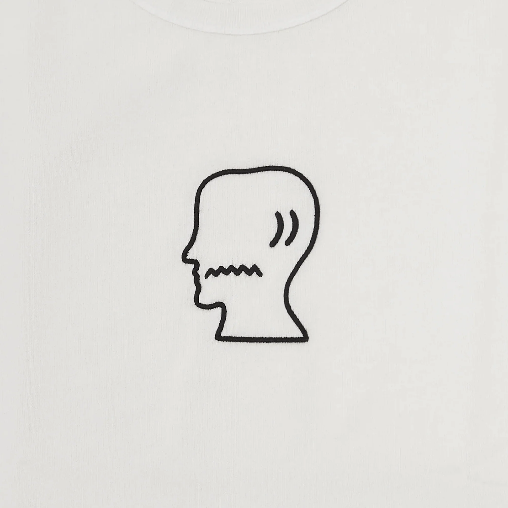 Brain Dead Mens Heavyweight 3D Embroidery Logohead Tee - Image 2