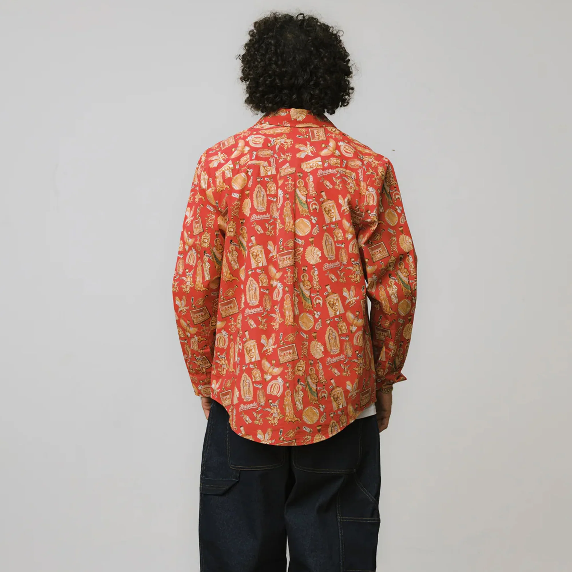 Brigade Mens Jewelry Store Button Down Shirt - Image 3