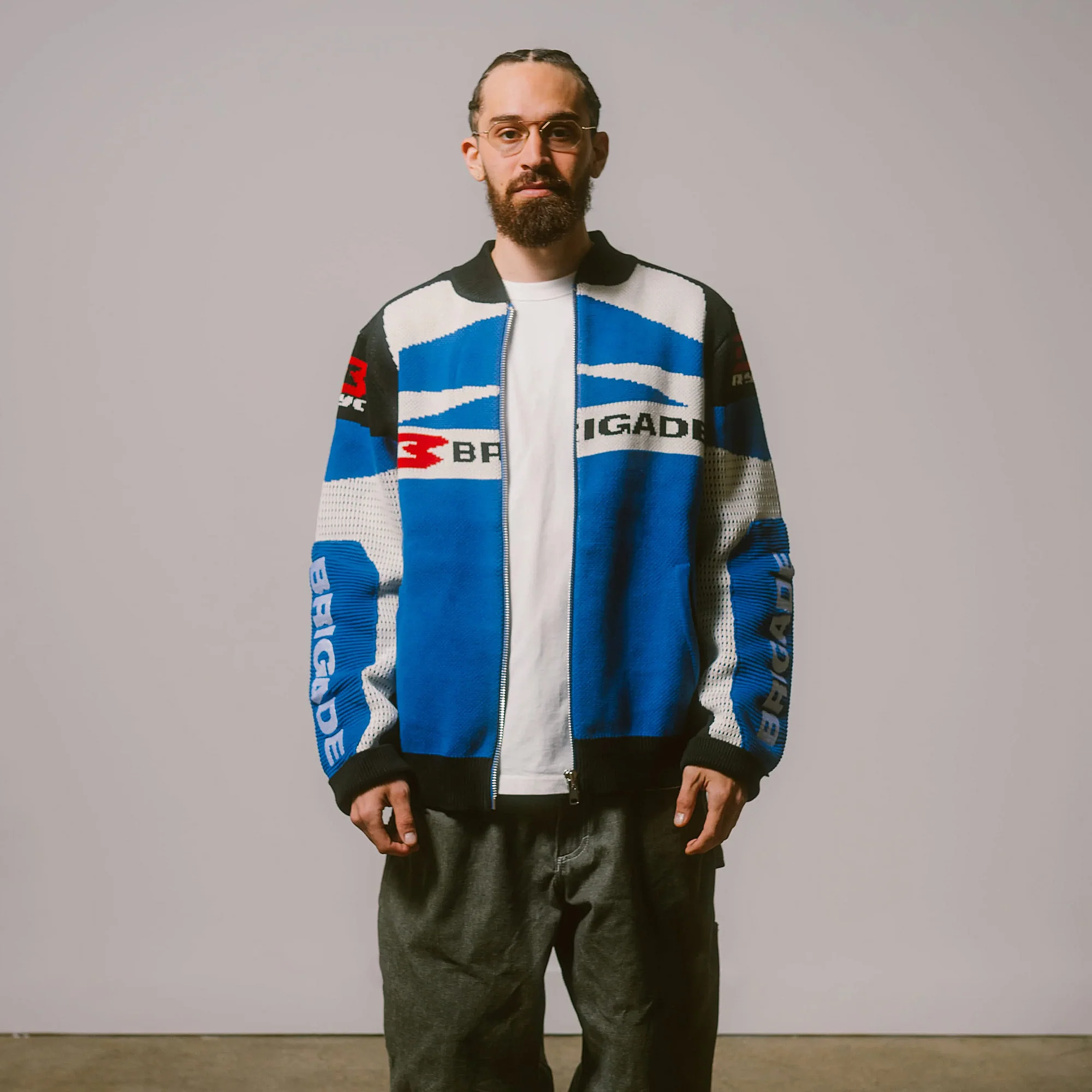 Brigade Mens Moto Zips Knit - Image 2