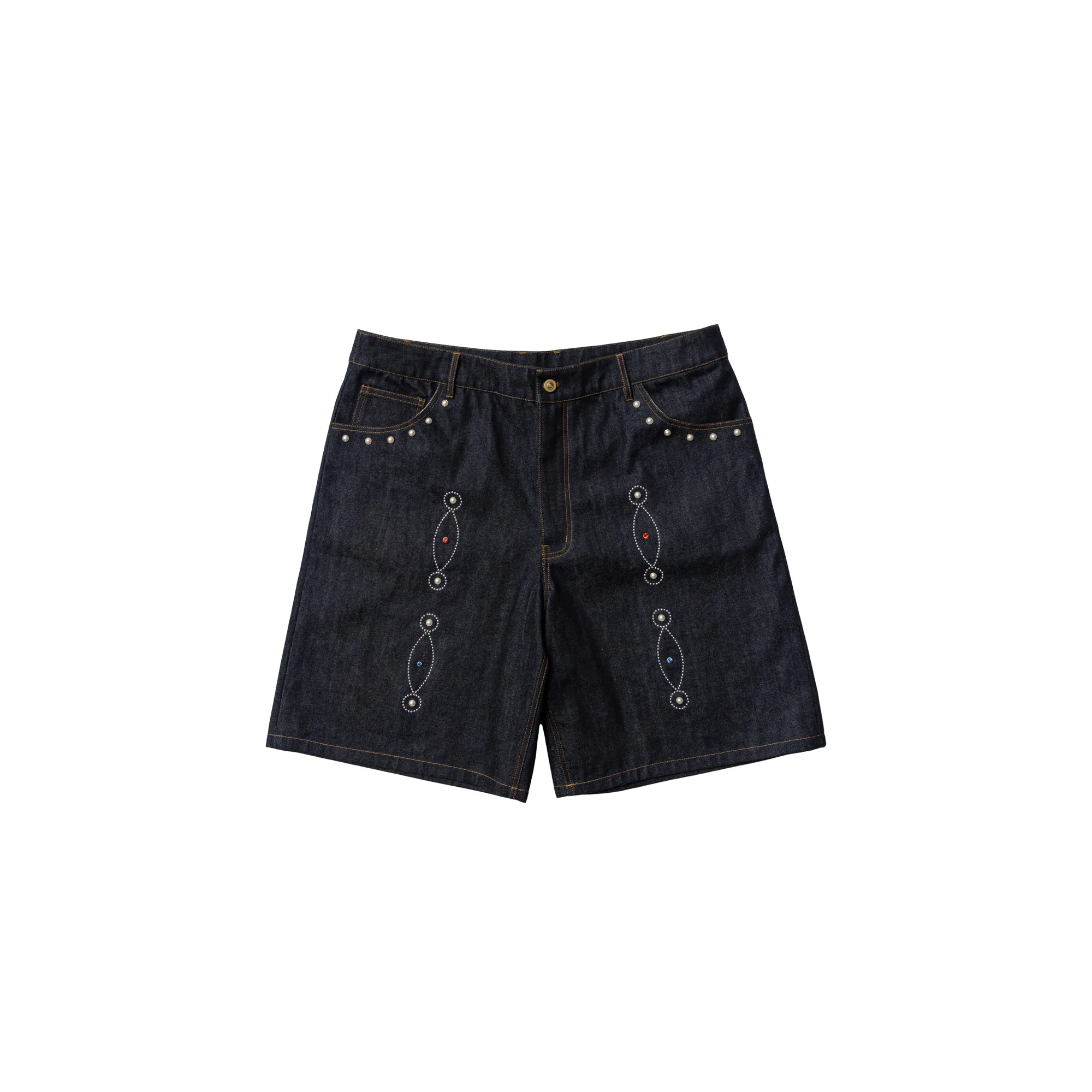 Brigade Mens Studded Denim Jorts