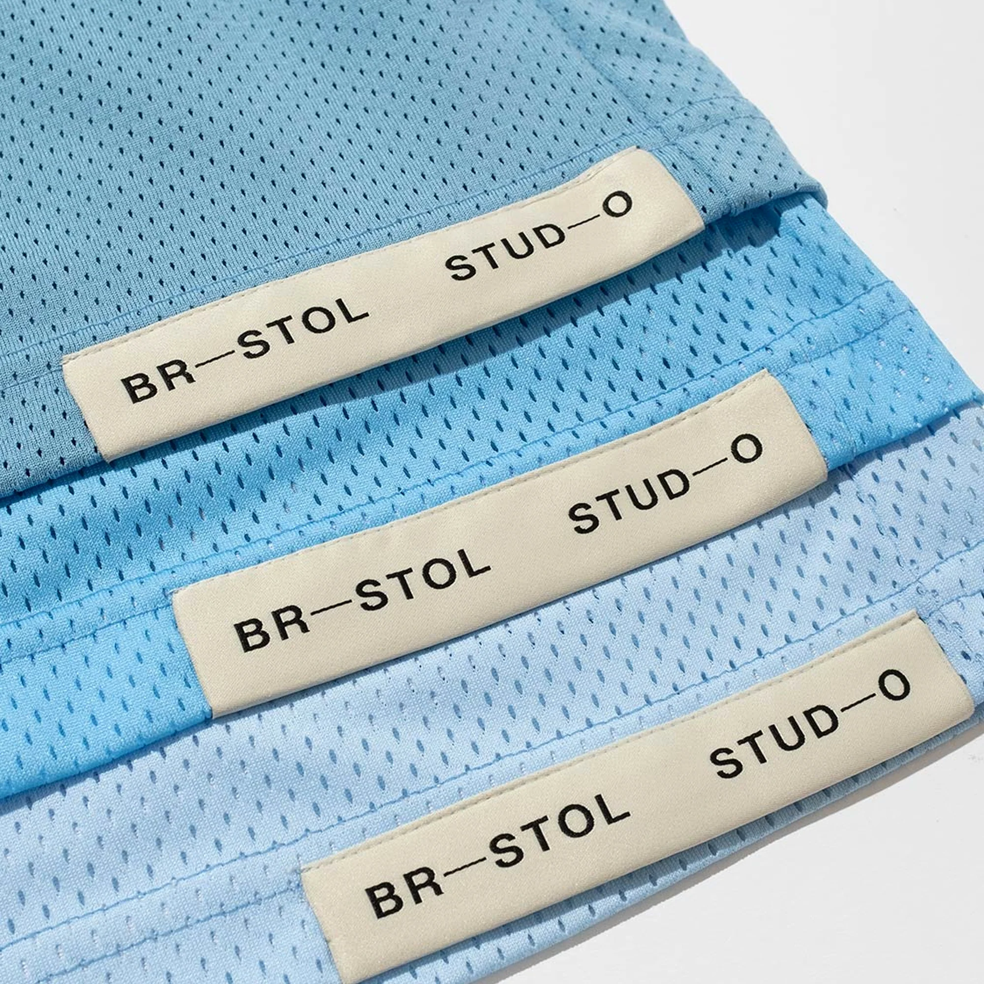 Bristol Studios Mens Triple Hem Shorts Gradient Blue - Image 2