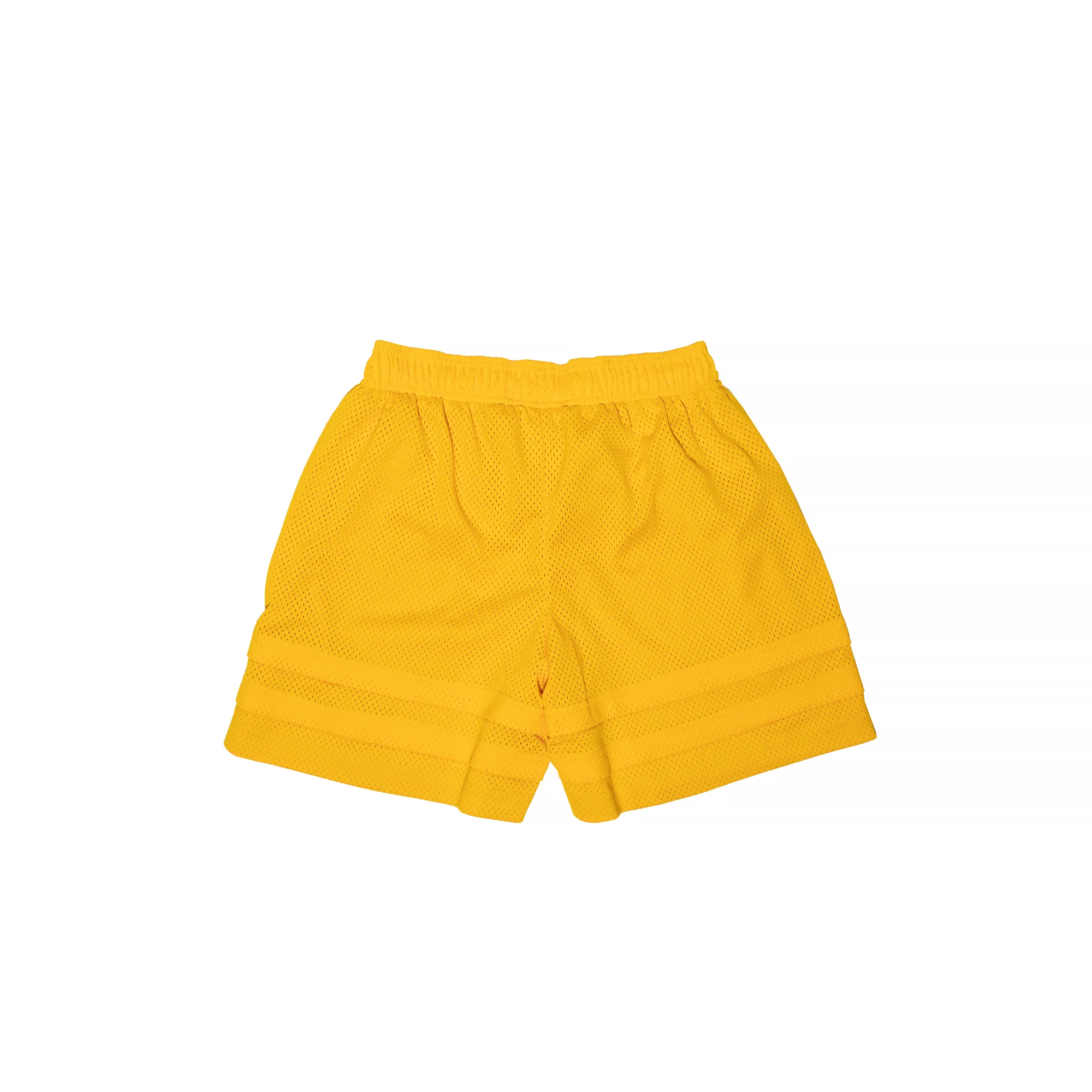 Bristol Studios Mens Triple Hem Shorts Yellow - Image 2