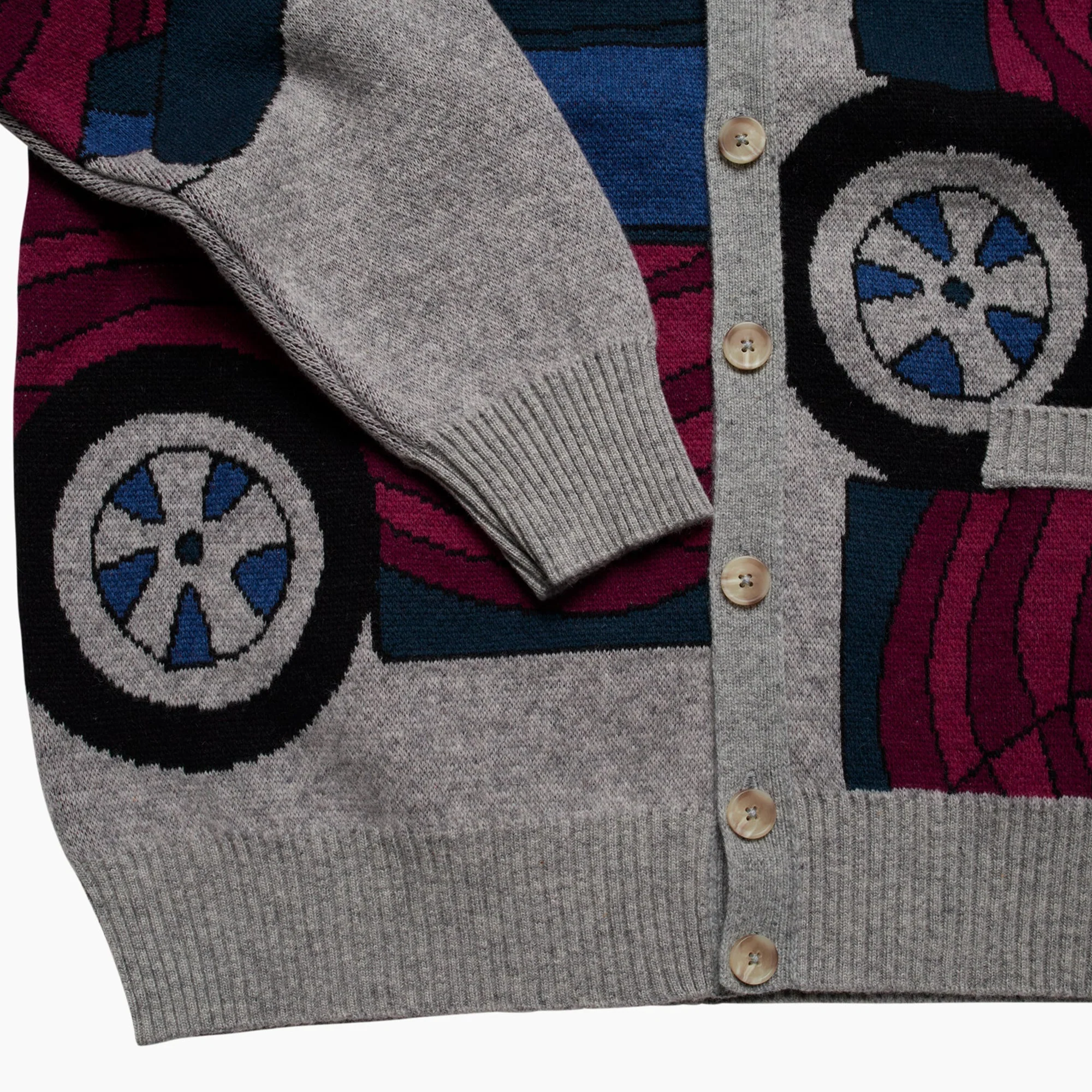 By Parra Mens No Parking Cardigan - Image 4