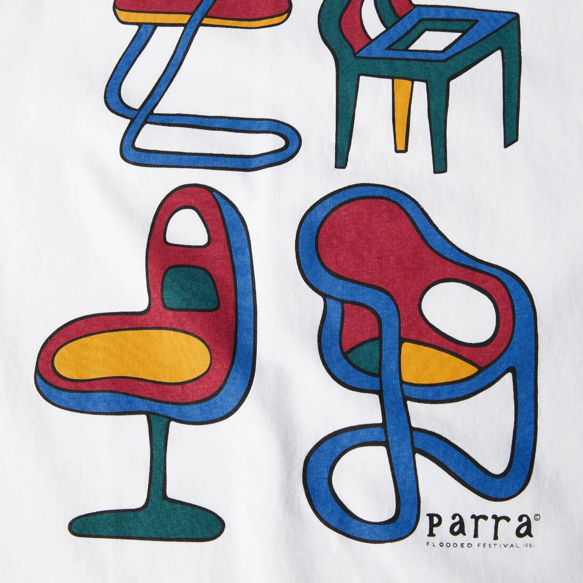 By Parra Mens Unreasonable Chairs Tee - Image 2
