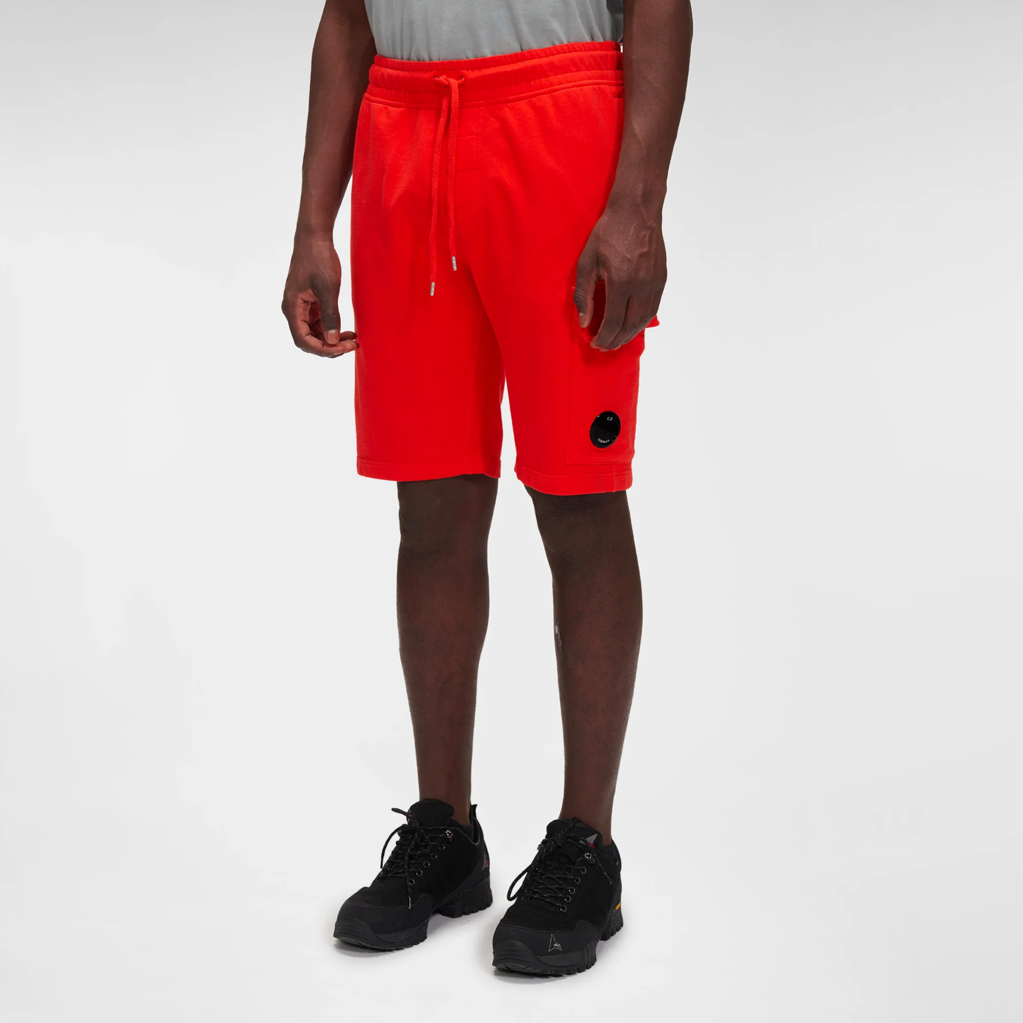 C.P. Company Mens Light Fleece Cargo Shorts - Image 2