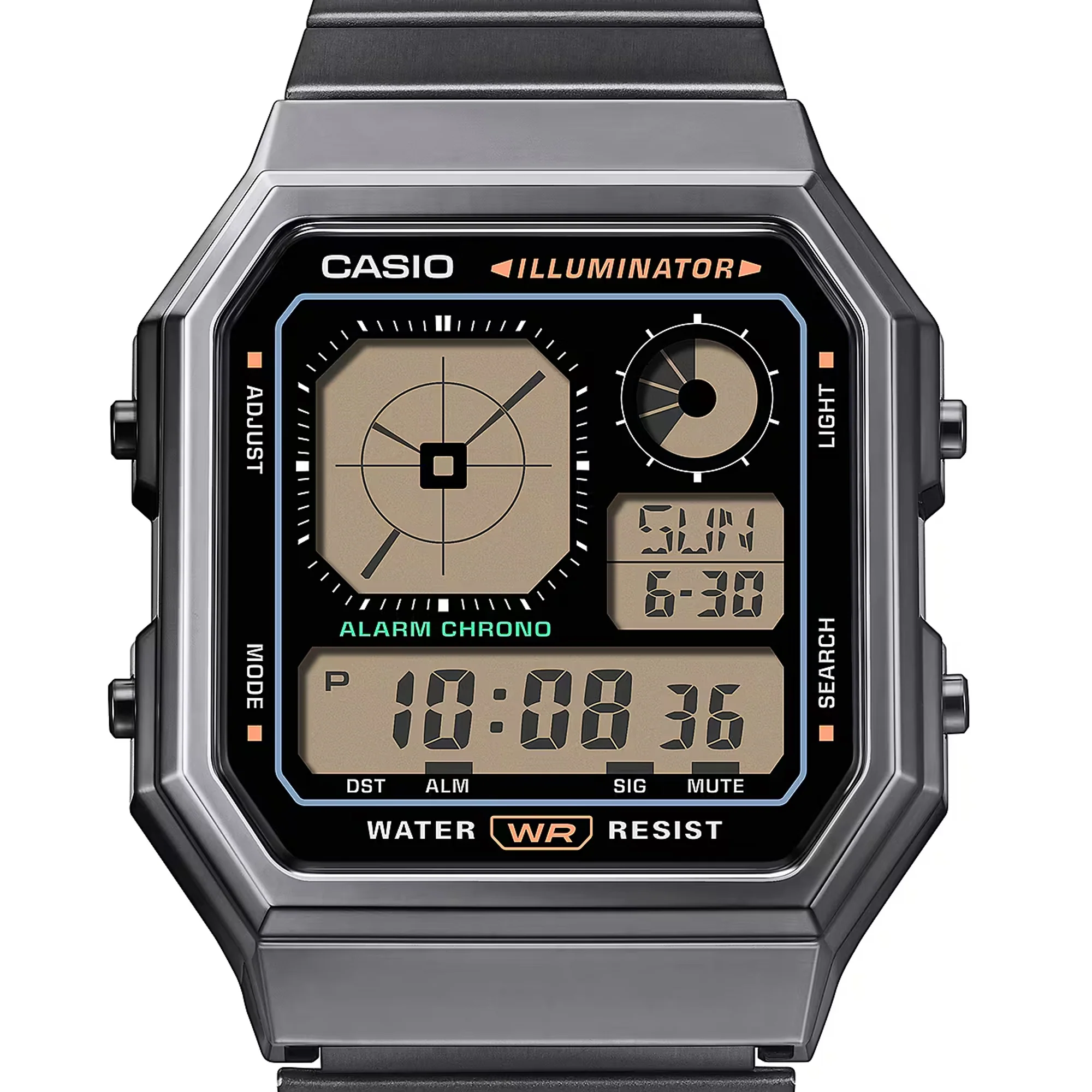 Casio Vintage Analog-Style Digital Watch - Image 2